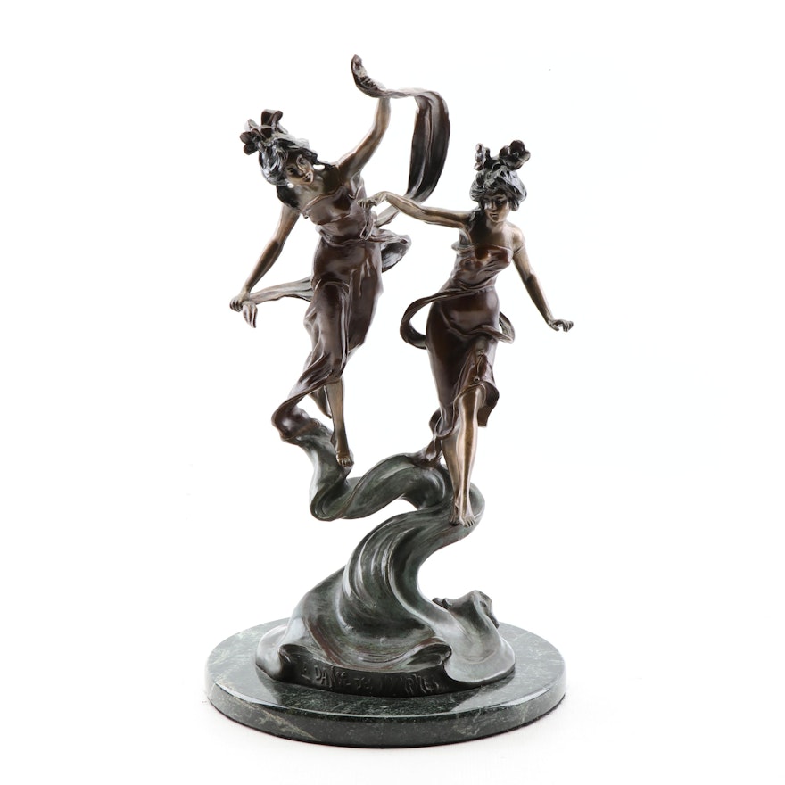 Bronze Sculpture after Auguste Moreau "La Danse Des Nymphes"