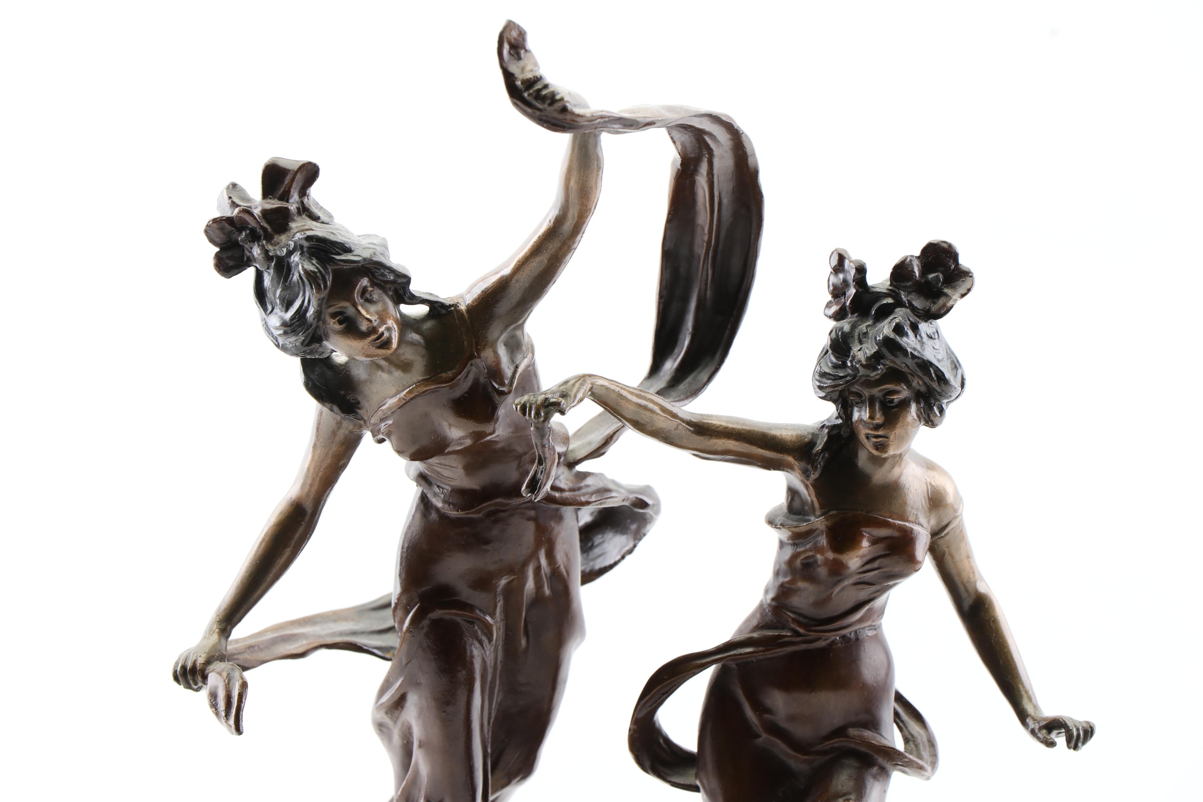 Bronze Sculpture after Auguste Moreau "La Danse Des Nymphes"