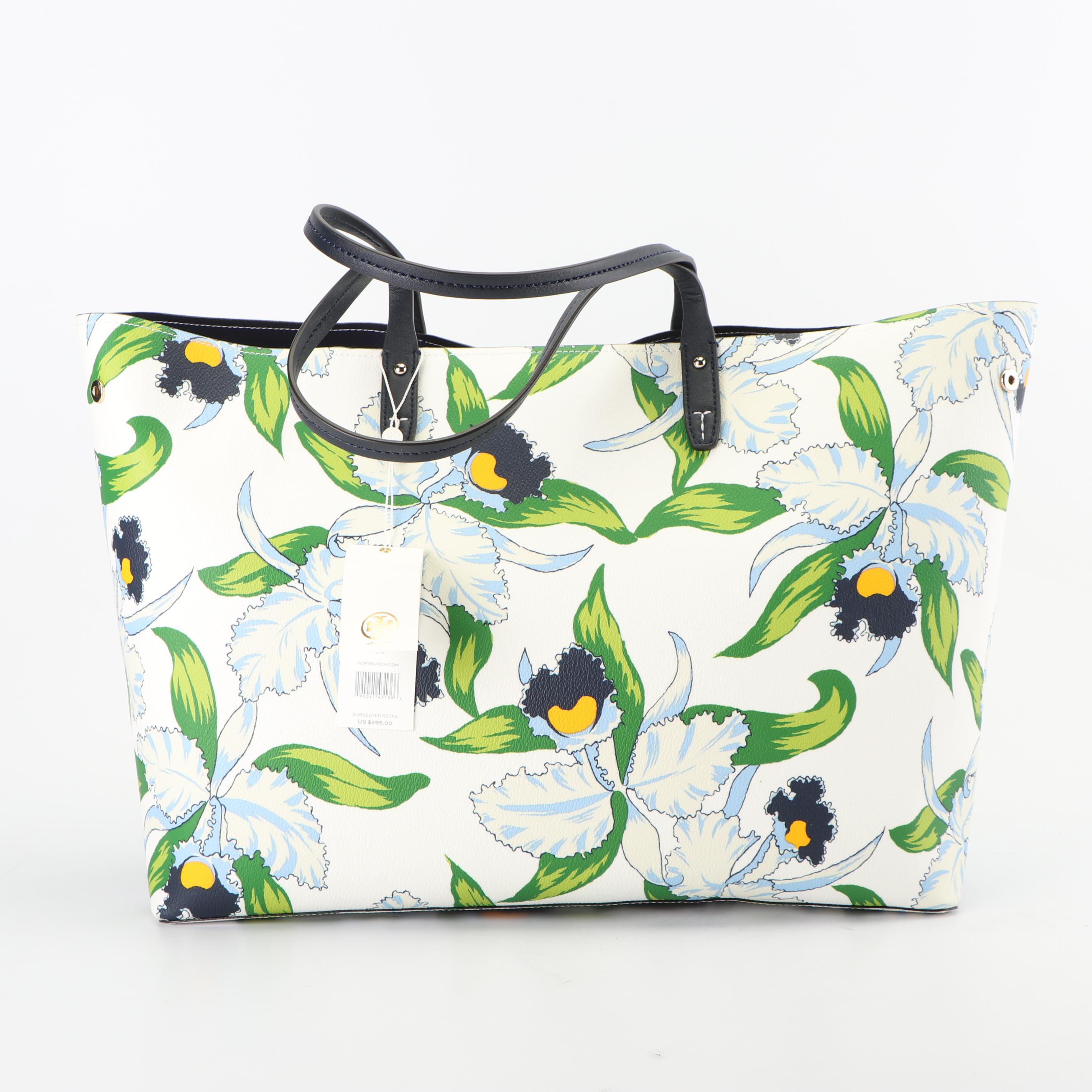 Tory Burch Kerrington Square Vinyl Laguna Tote