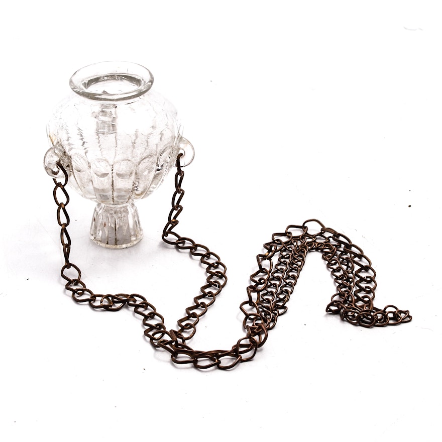 Russian Orthodox Blown Glass Thurible