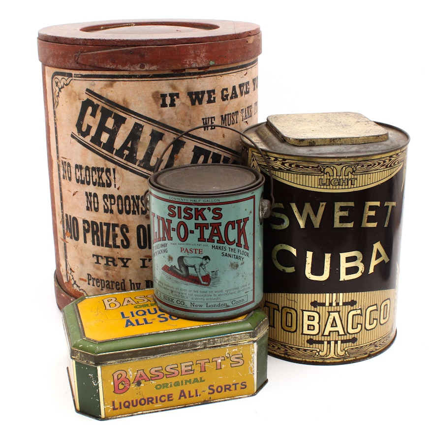 Vintage Advertising Product Packaging