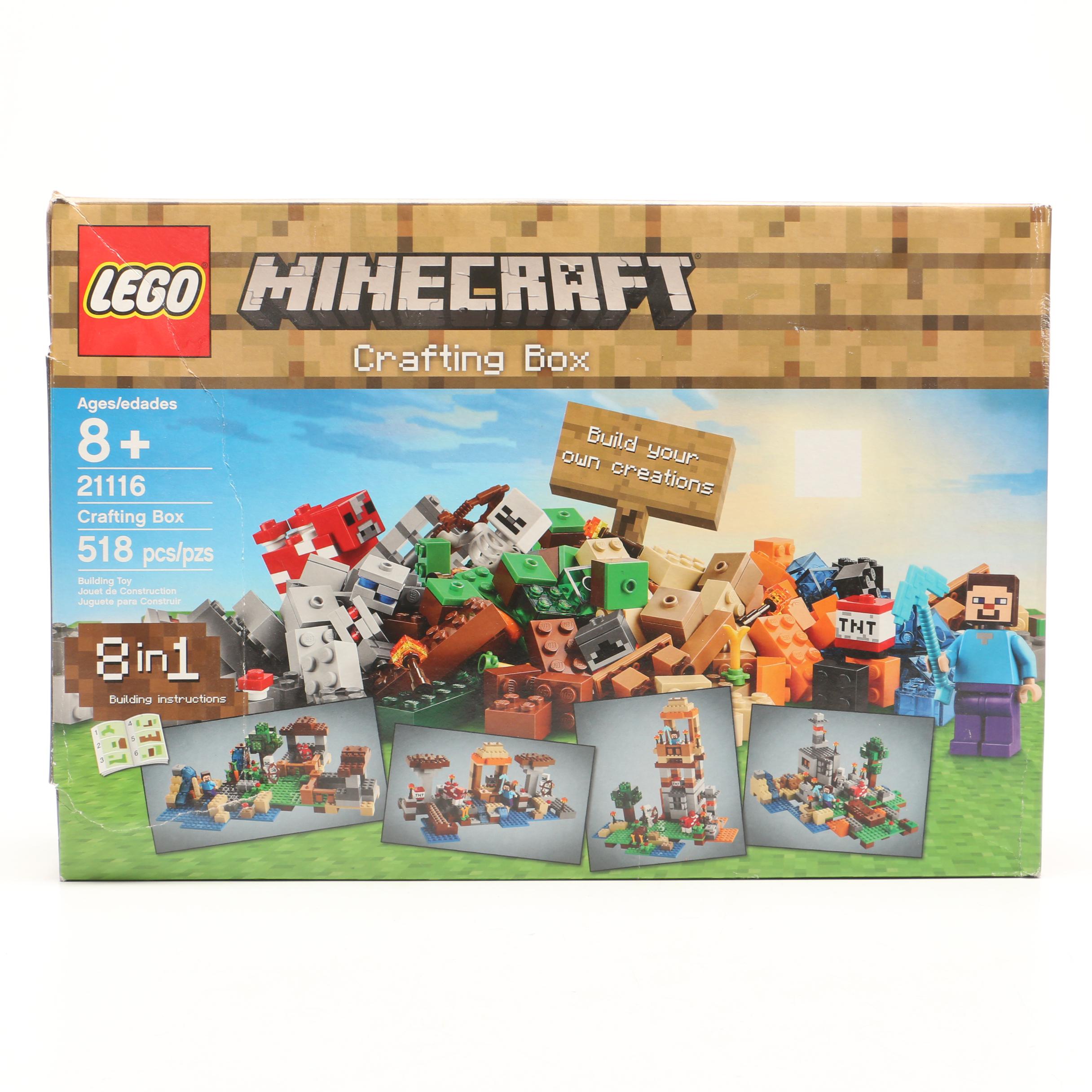 LEGO Minecraft Crafting Box Building Kit