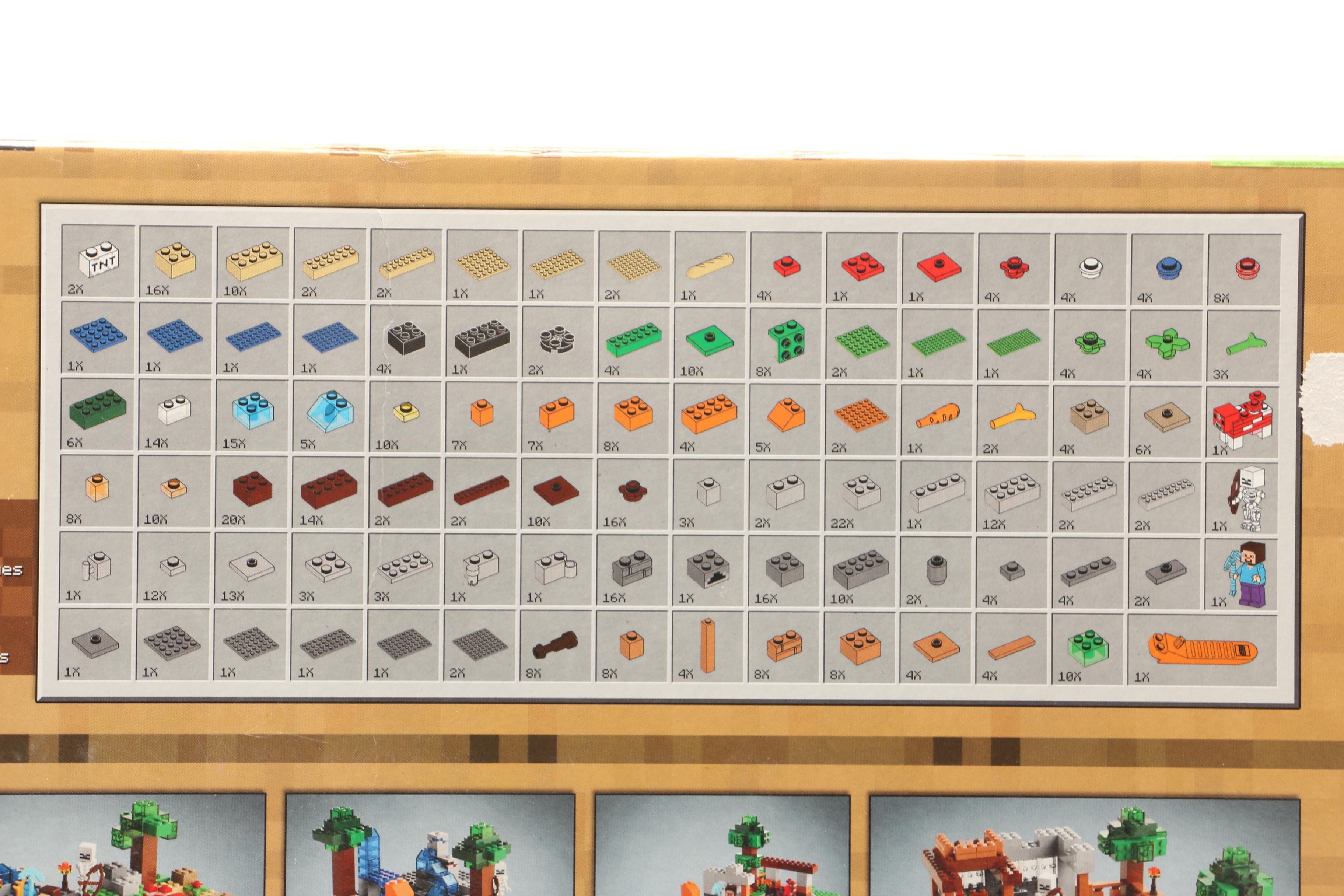 LEGO Minecraft Crafting Box Building Kit