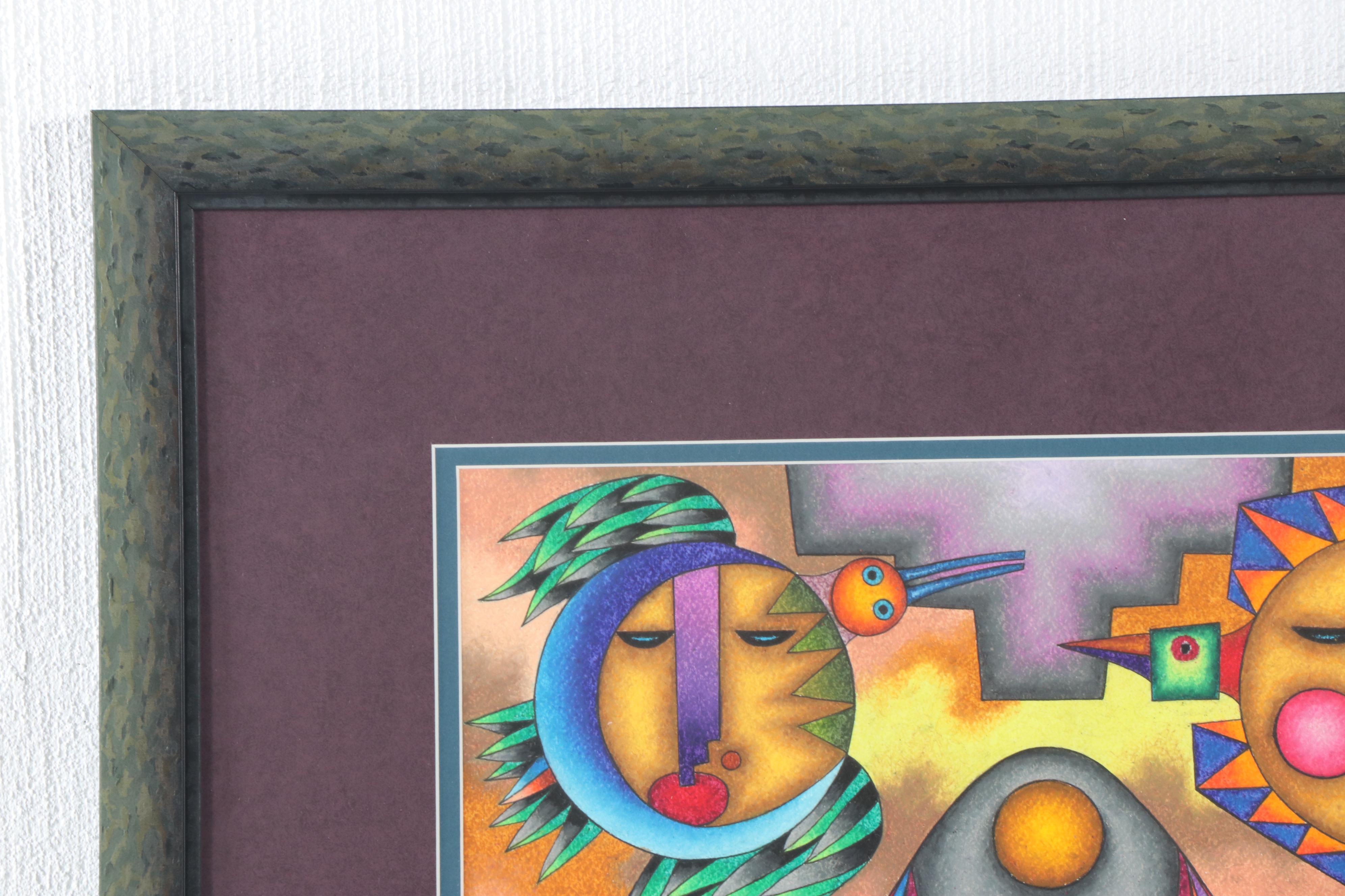 Roberto Mamani Mamani Gouache Painting