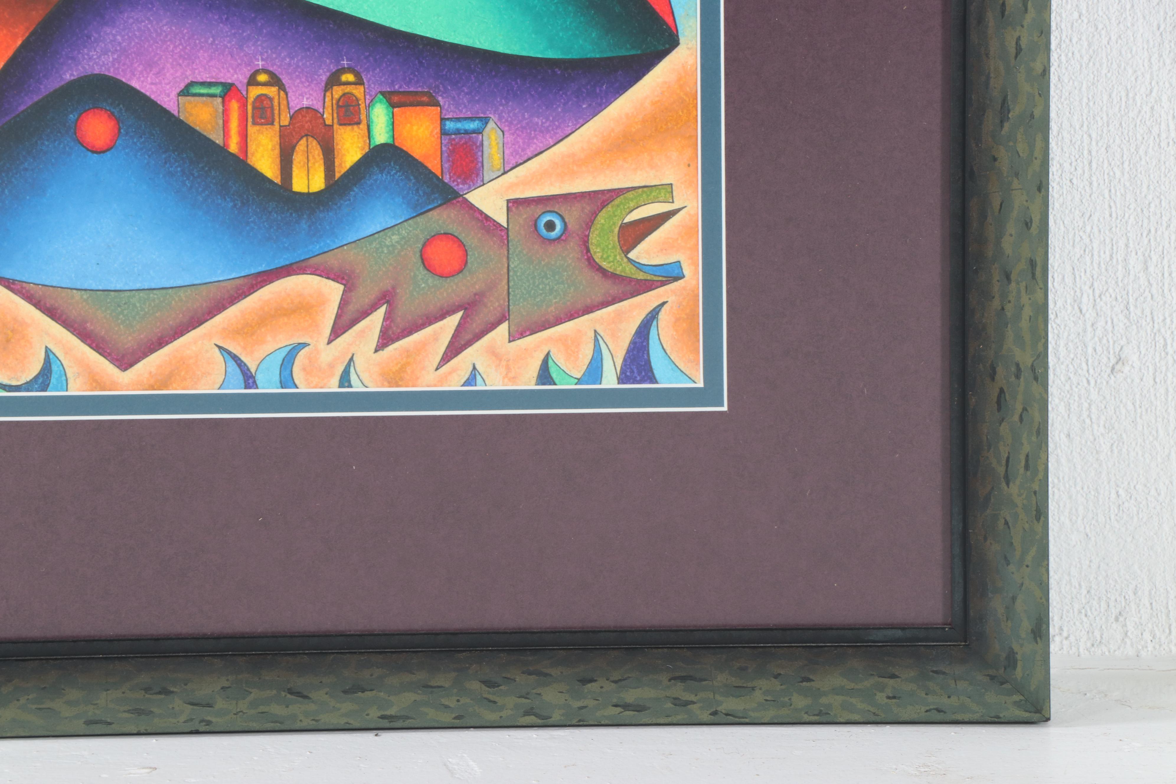 Roberto Mamani Mamani Gouache Painting