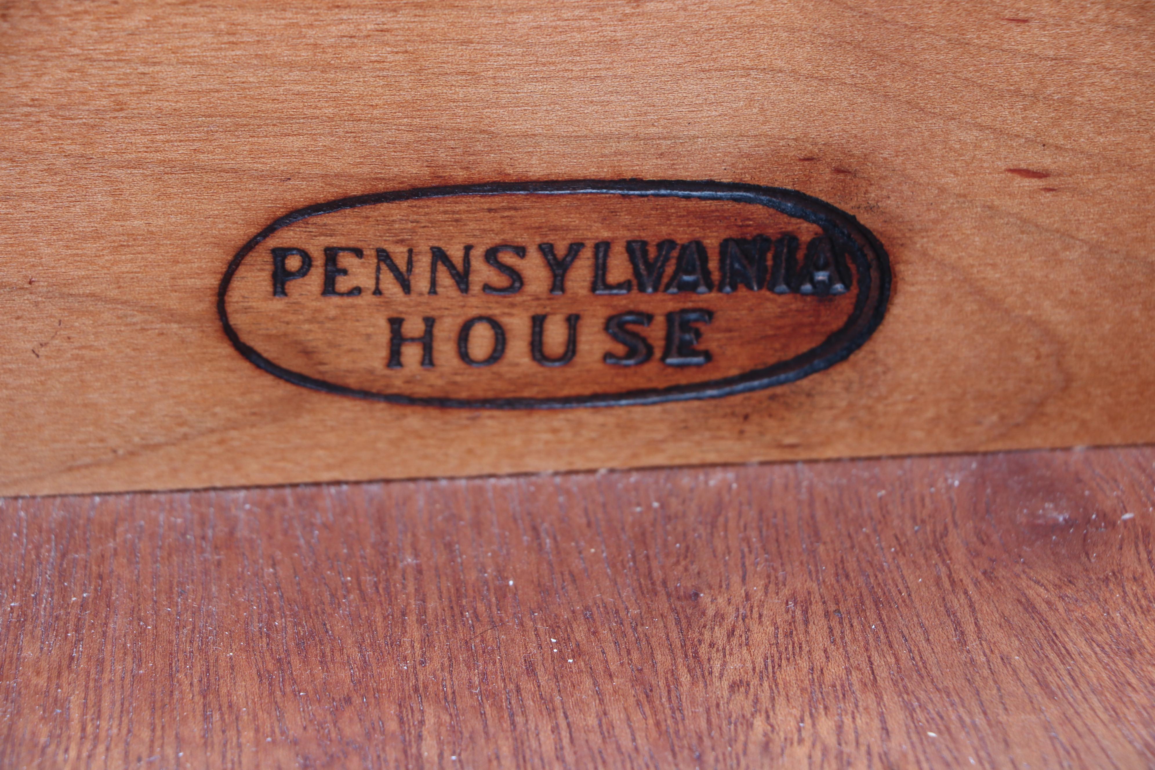 Queen Anne Style Writing Desk and Side Chair