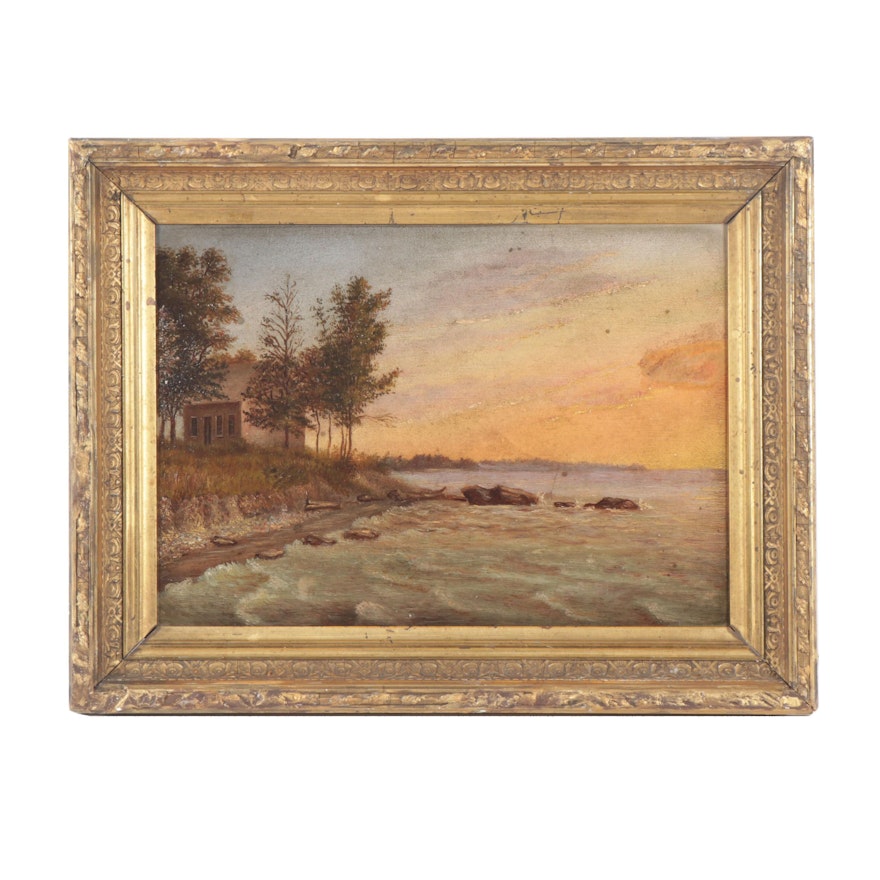 19th Century Landscape Oil Painting