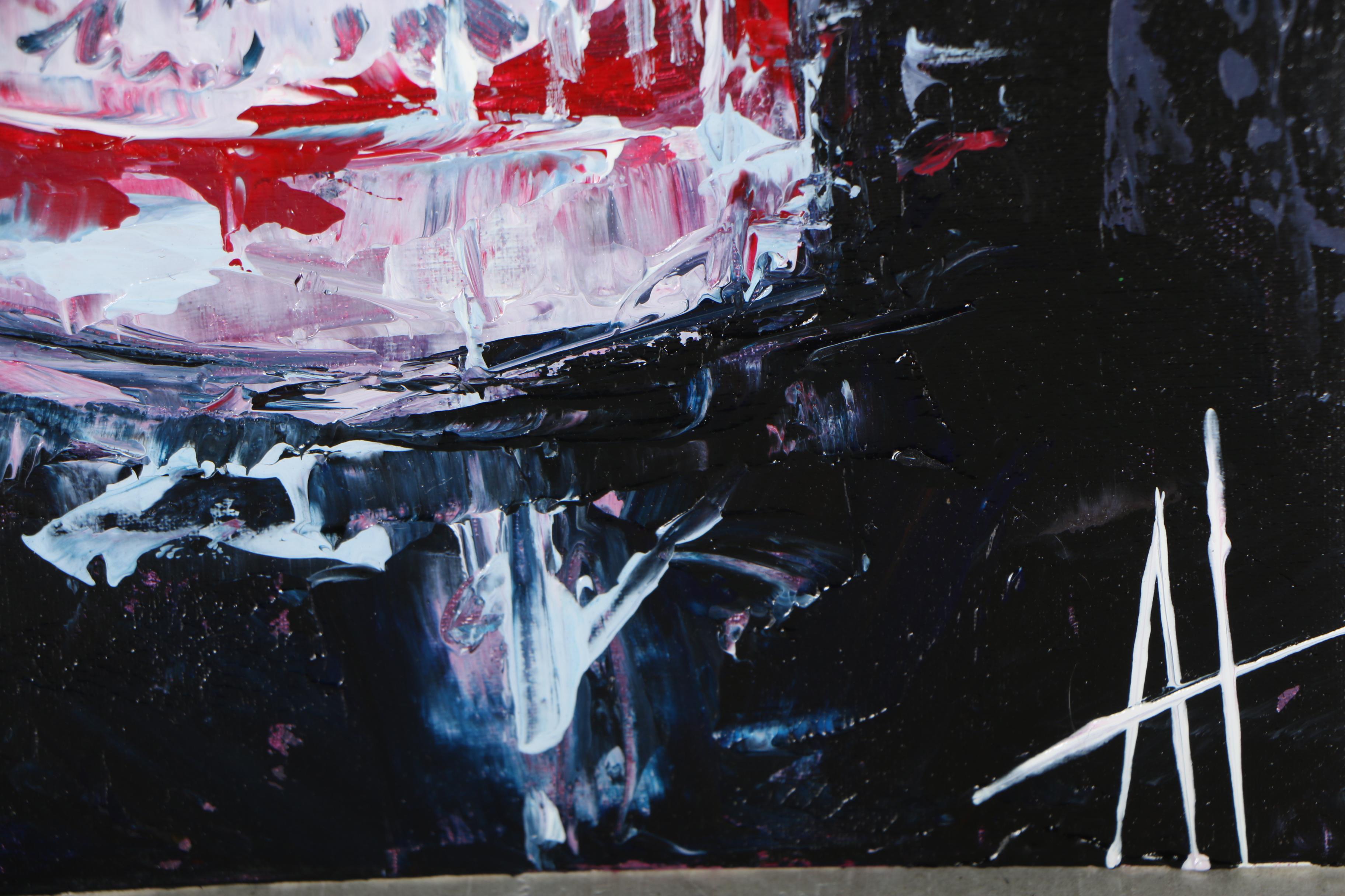 Anne Thouthip Acrylic Painting "Old Bud"