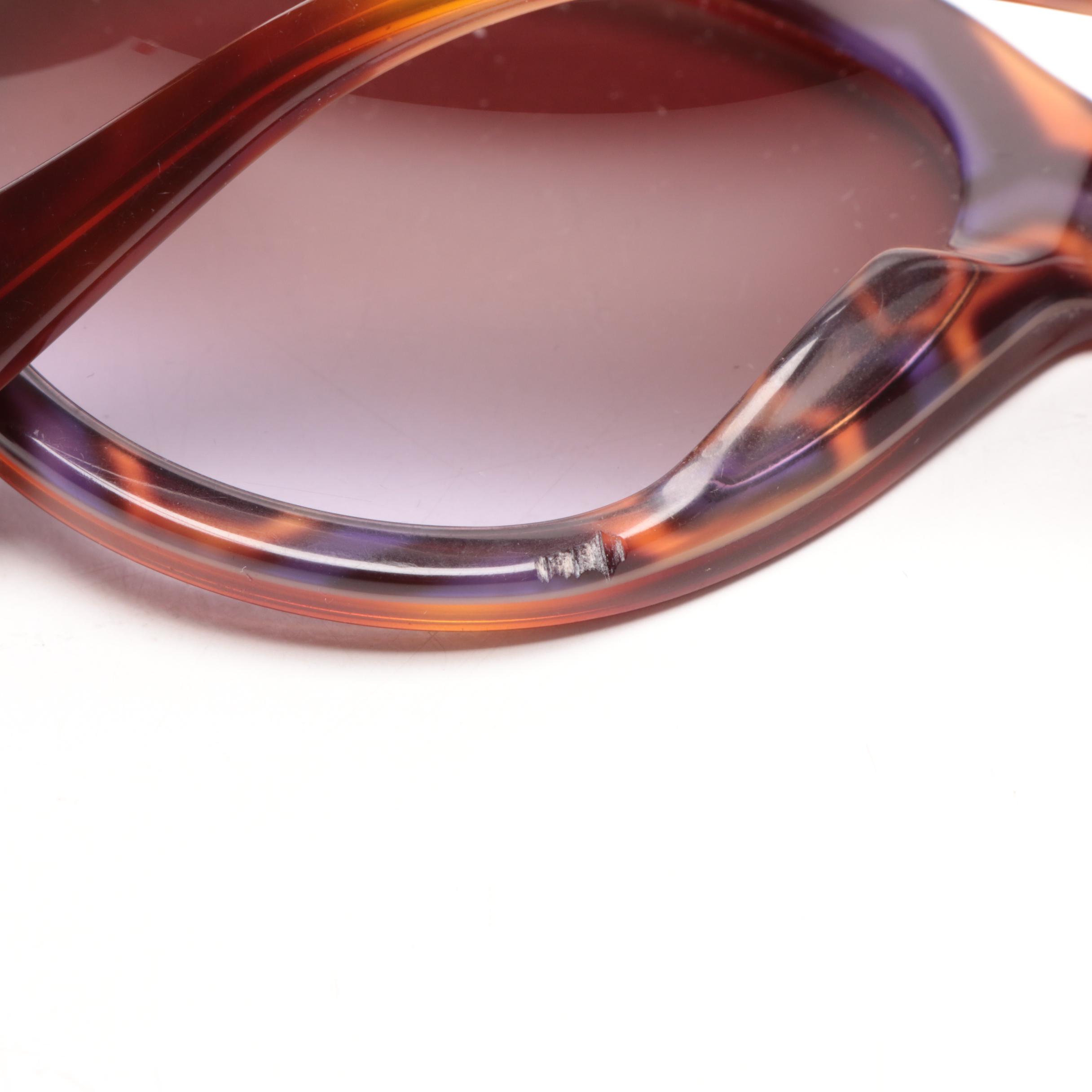 Prada and Coach Sienna Tortoiseshell Style Sunglasses with Cases