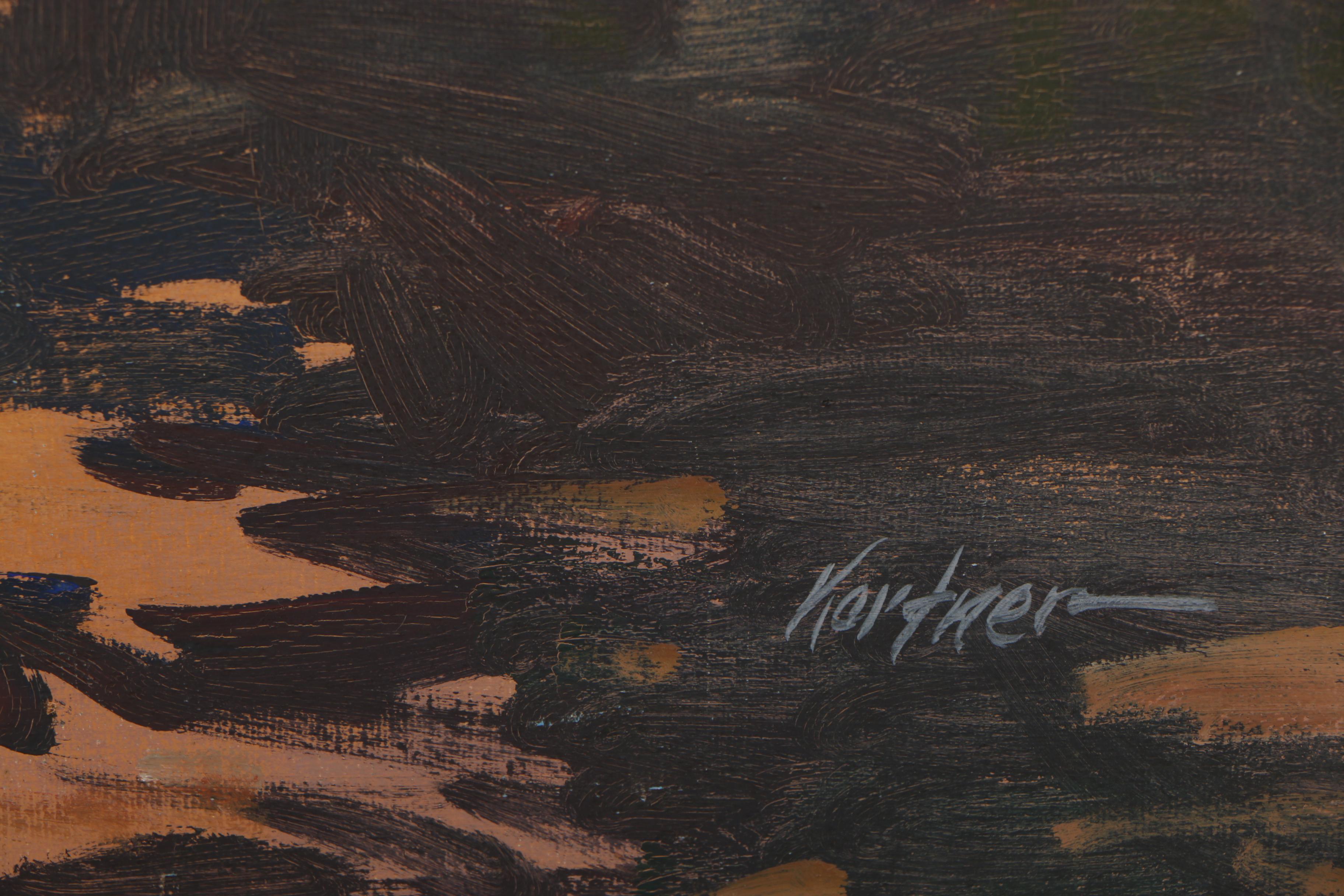 Alexander Kortner Oil Painting "Everglades Sunset"