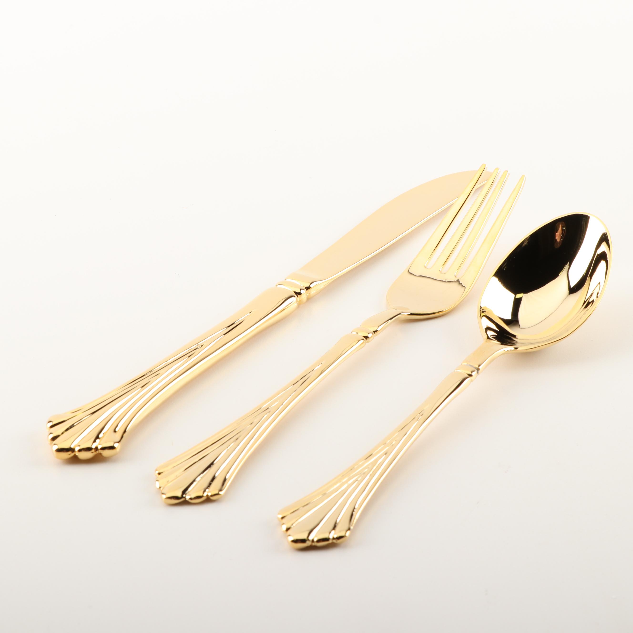 W. M. Rogers Gold Toned Electroplated Flatware