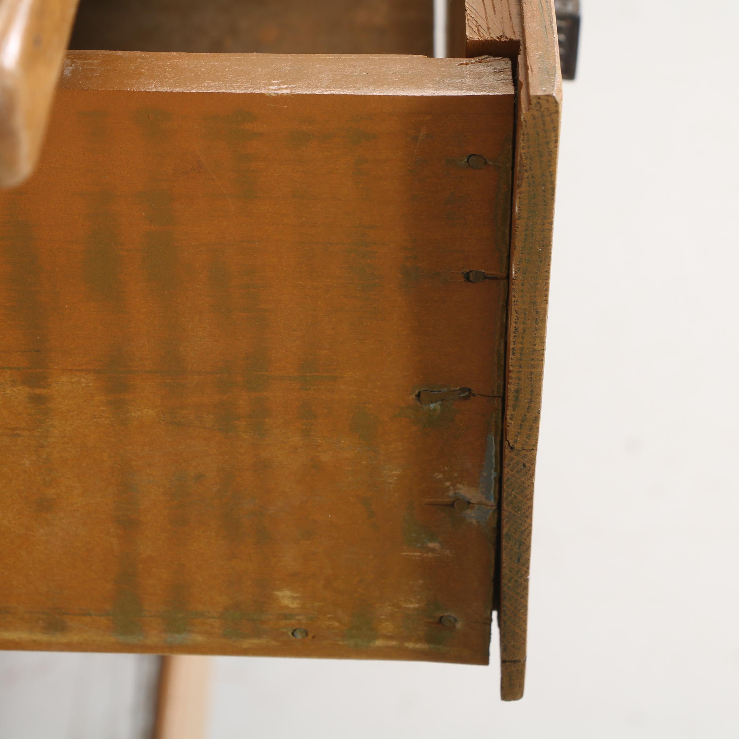 Oversized Oak Train Station Desk, Norfolk & Western Railway, Early 20th Century