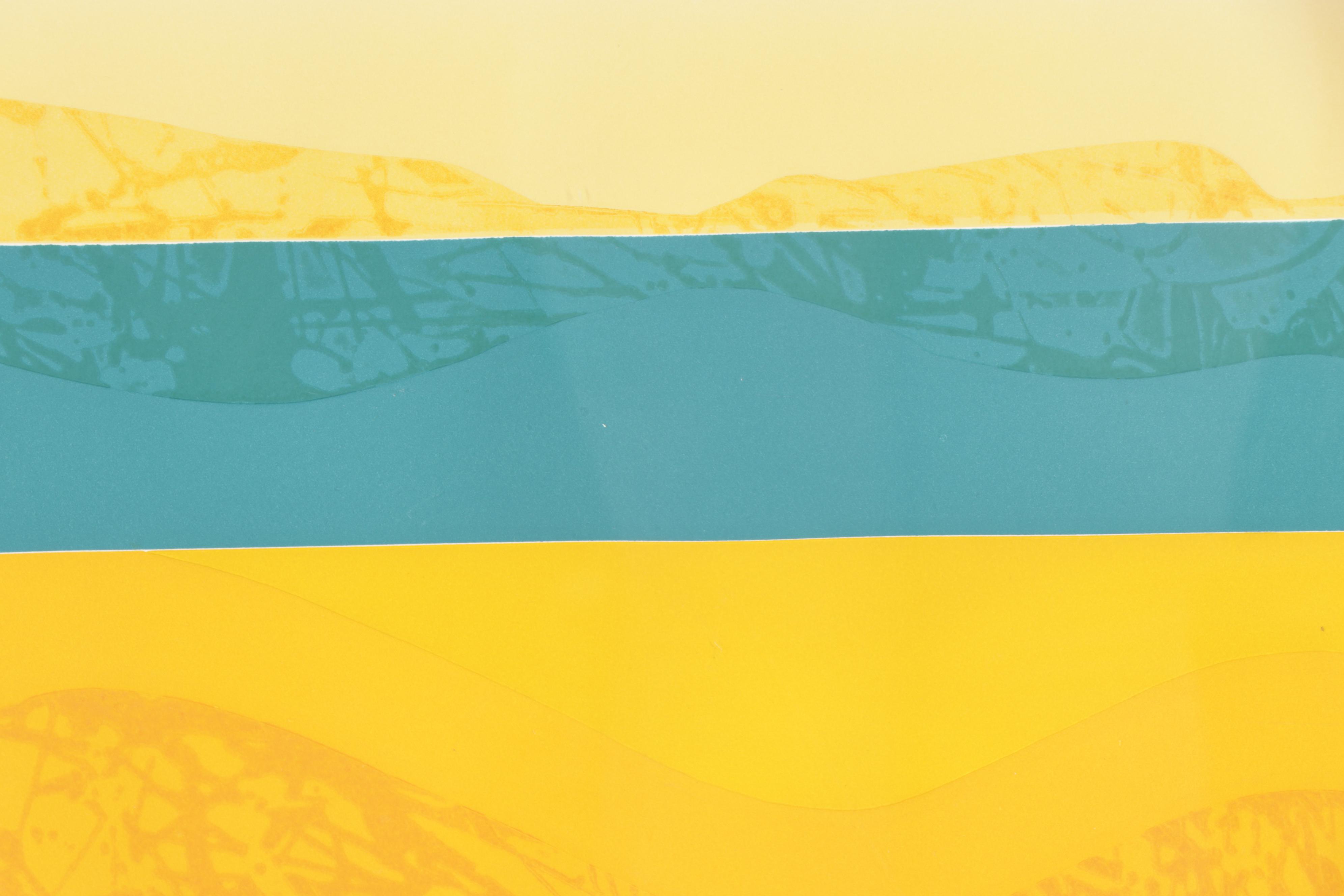 Cecila Davila ("Cecy") Etching "Sunny Beach"