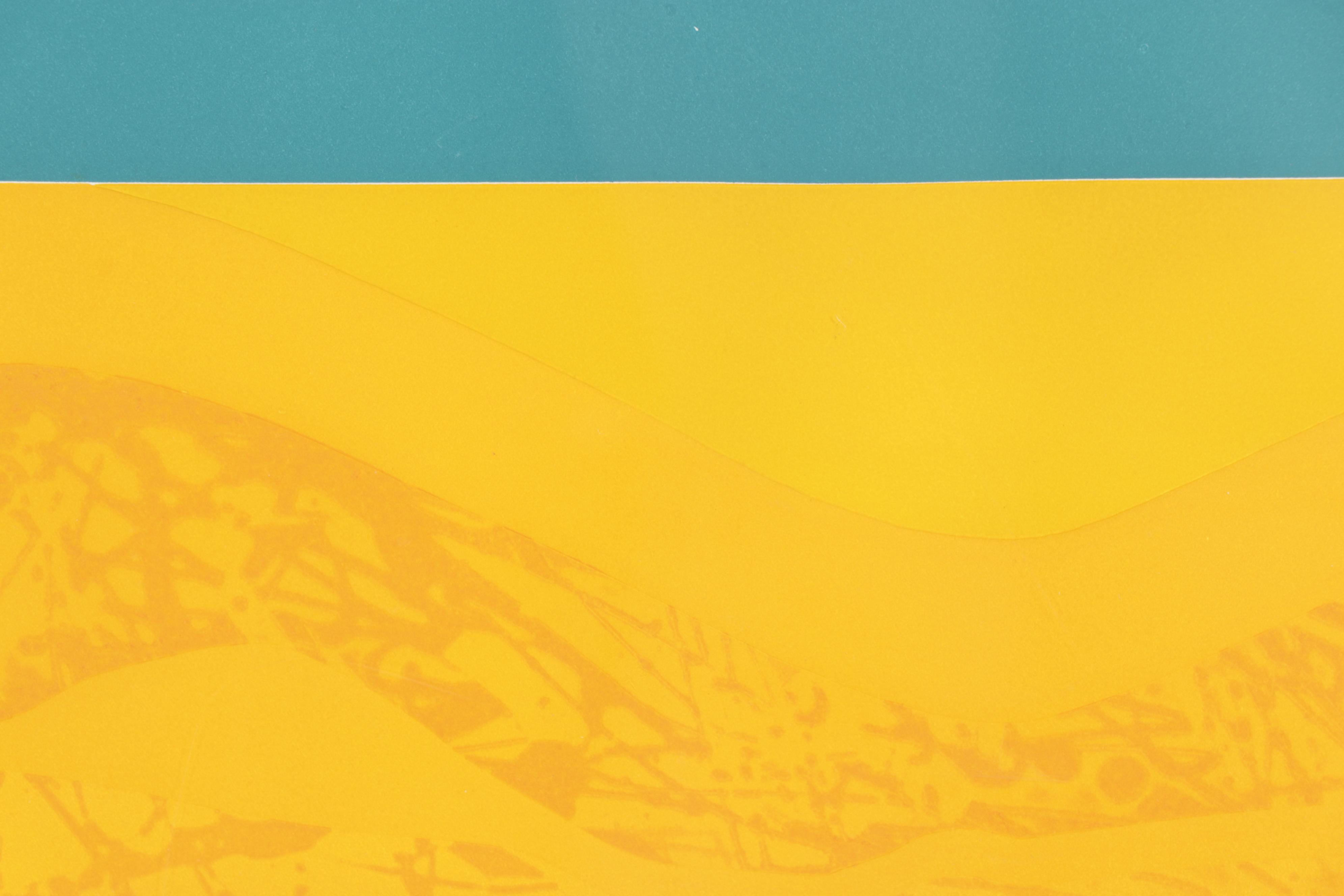 Cecila Davila ("Cecy") Etching "Sunny Beach"