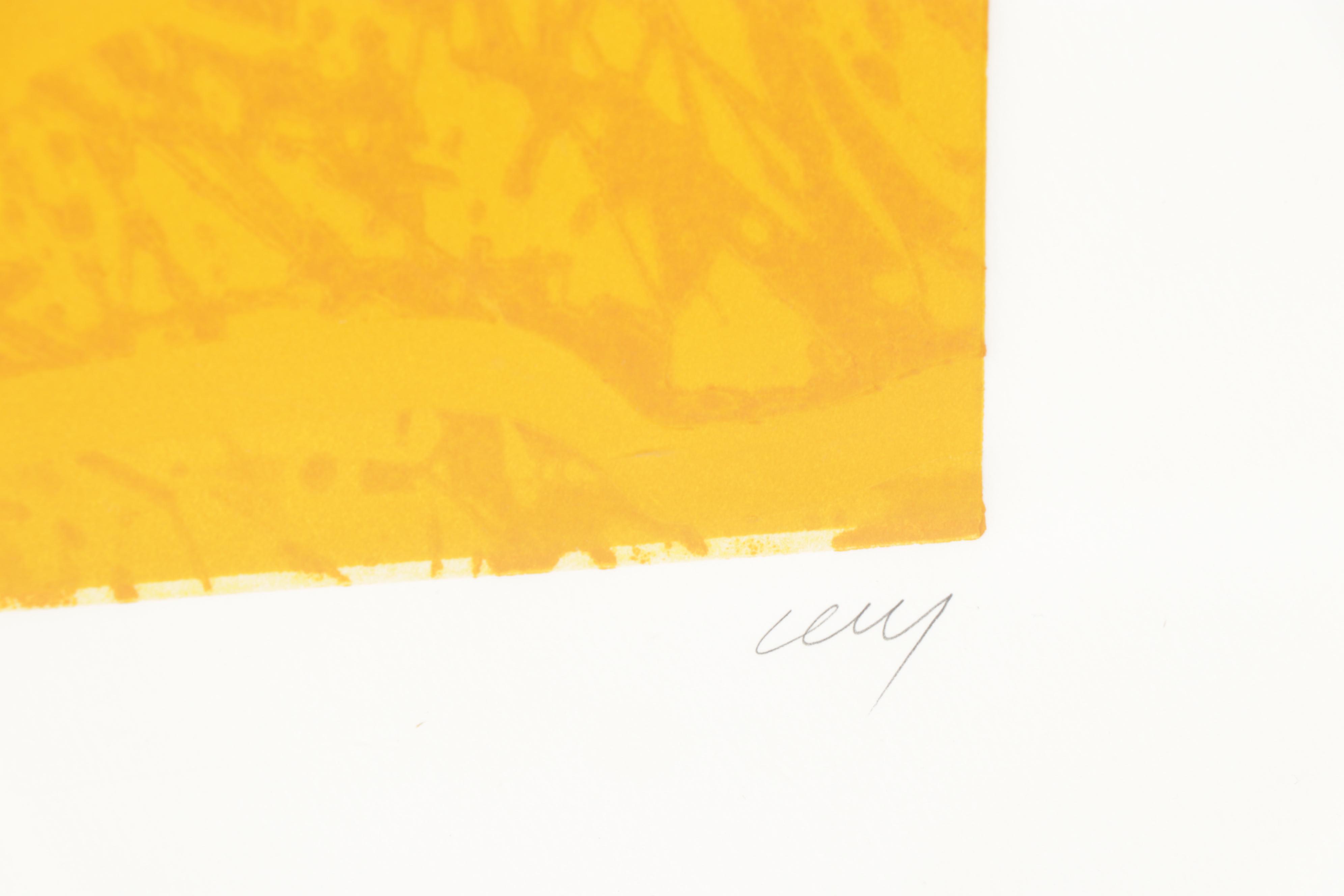 Cecila Davila ("Cecy") Etching "Sunny Beach"