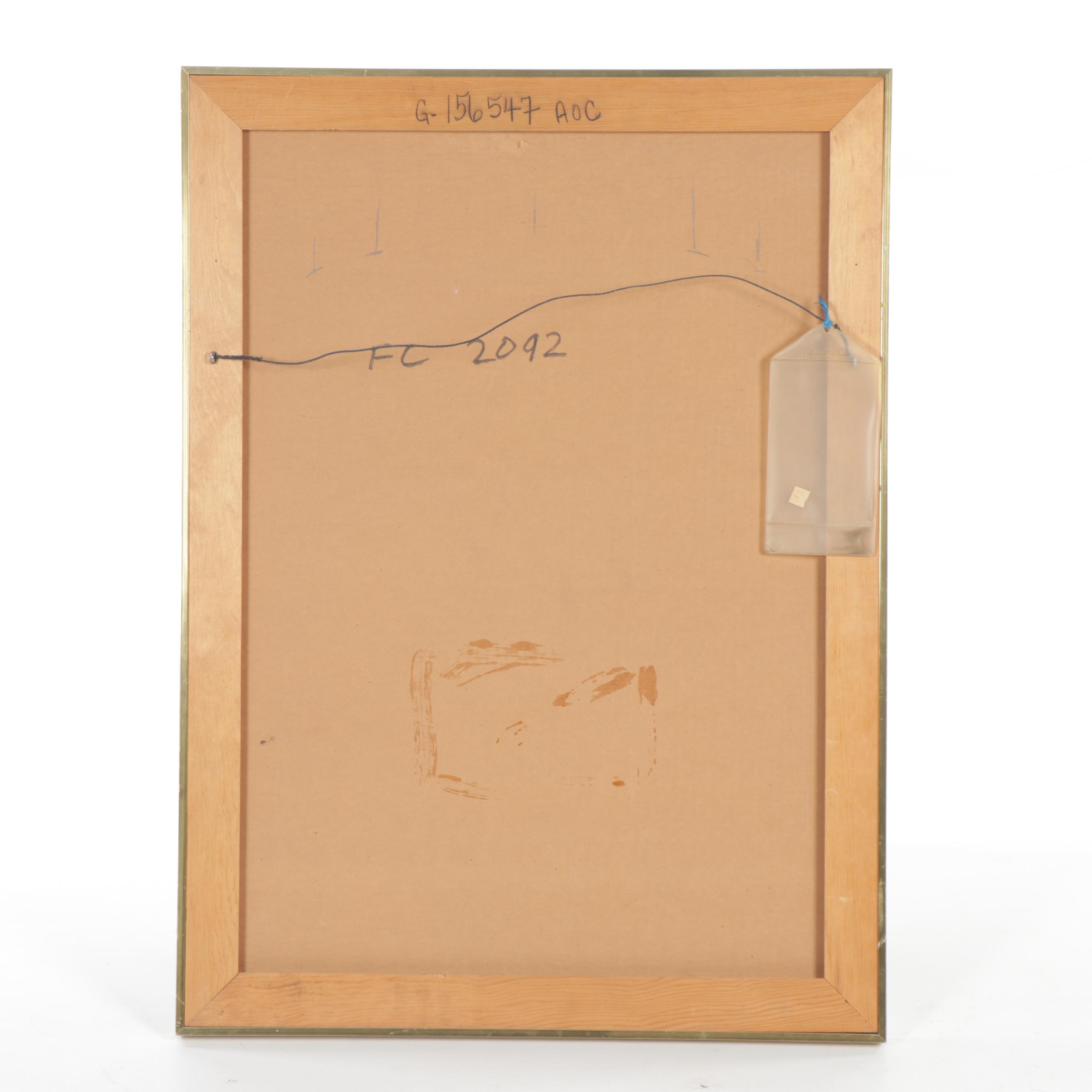 Cecila Davila ("Cecy") Etching "Sunny Beach"