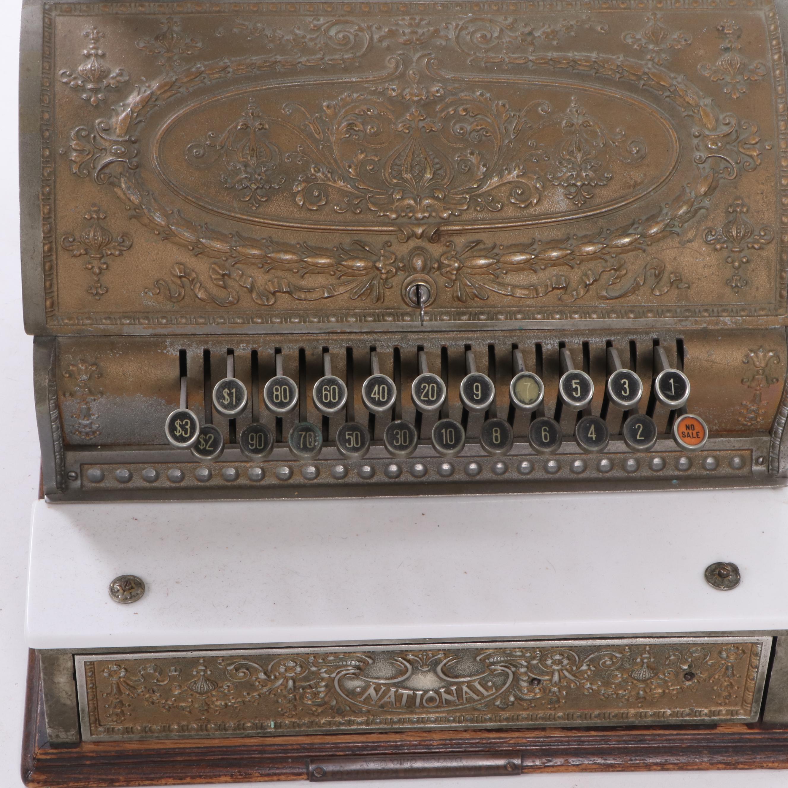 Antique National Cash Register Model 332