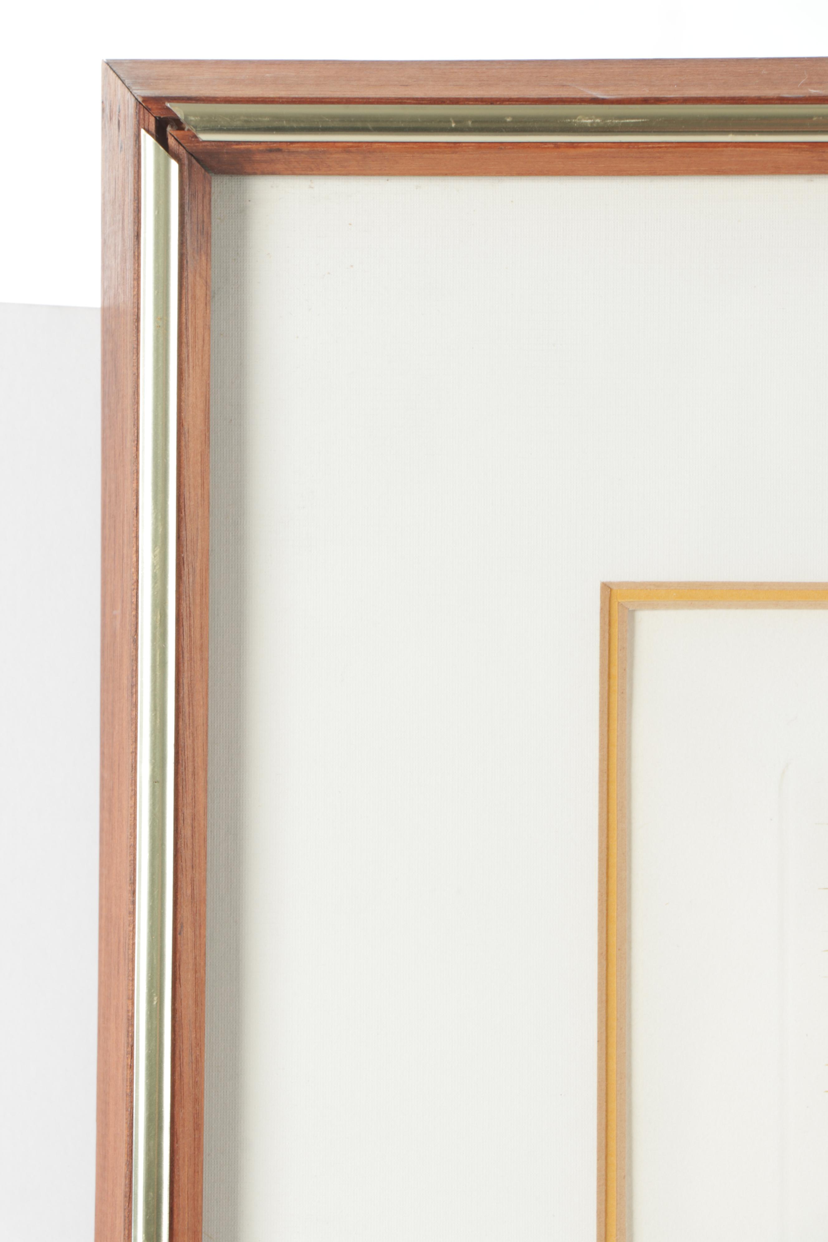 Salvador Dalí Colored Etching "Famous Loves: Cyrano de Bergerac and Roxanne"