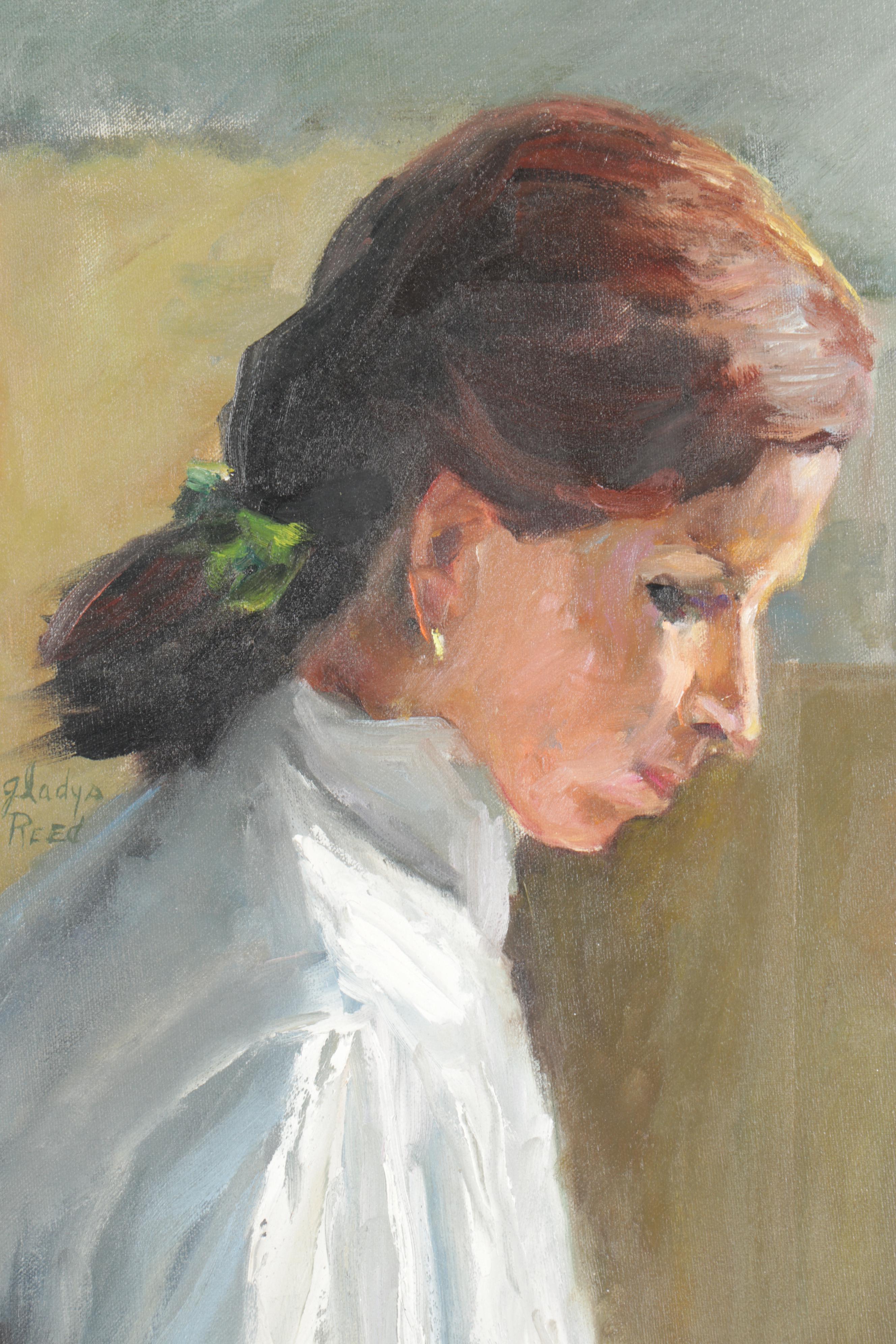 Gladys Reed Portrait Oil Painting