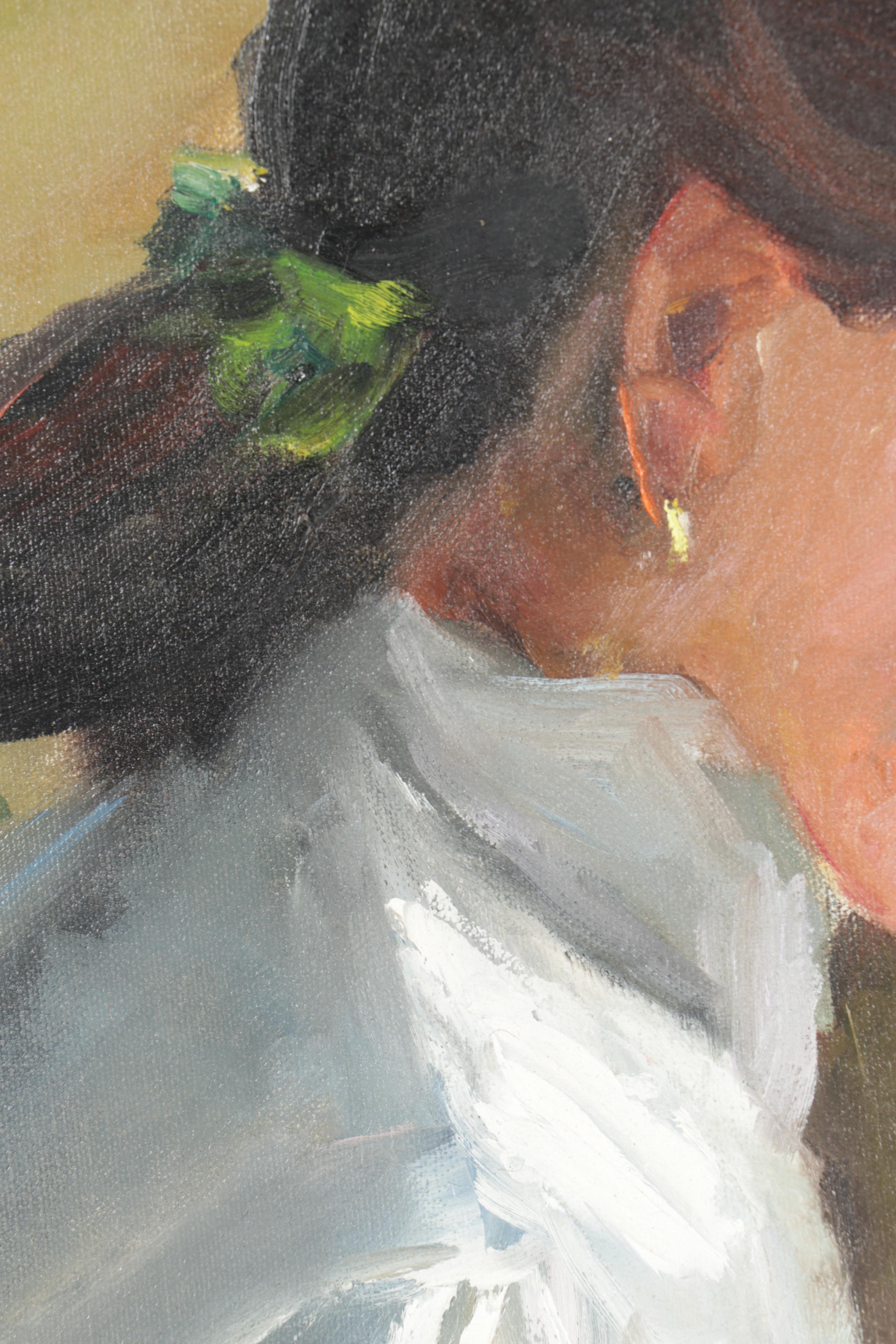 Gladys Reed Portrait Oil Painting