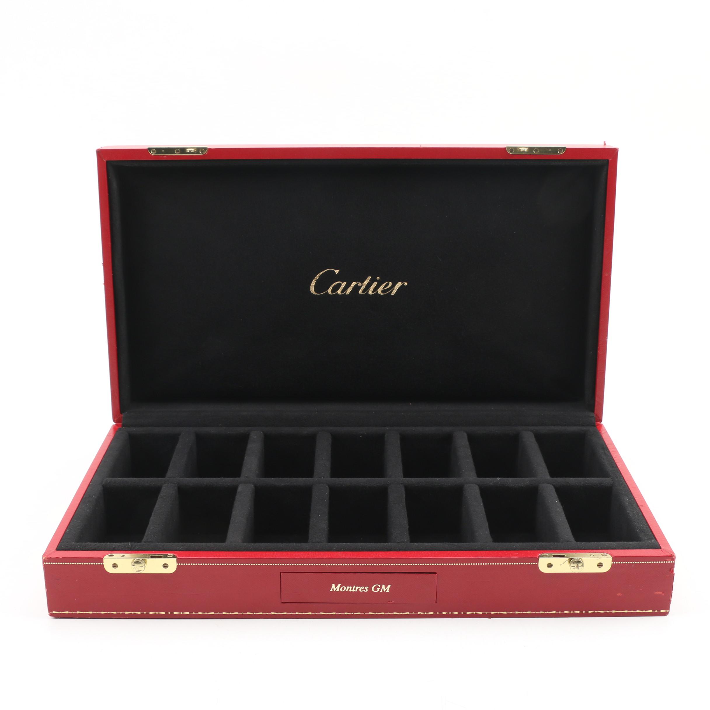 Cartier Embossed Vinyl Watch Case