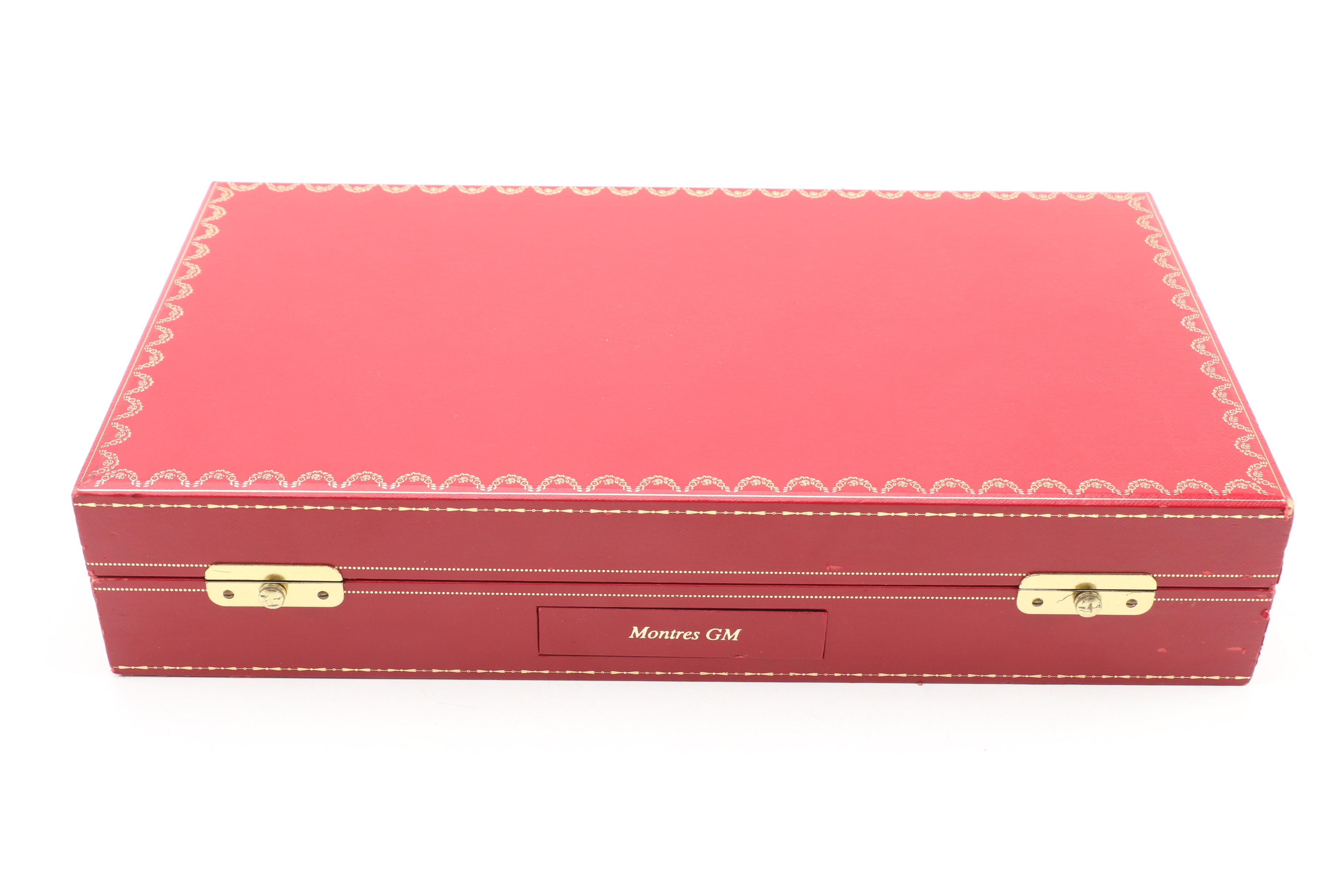 Cartier Embossed Vinyl Watch Case