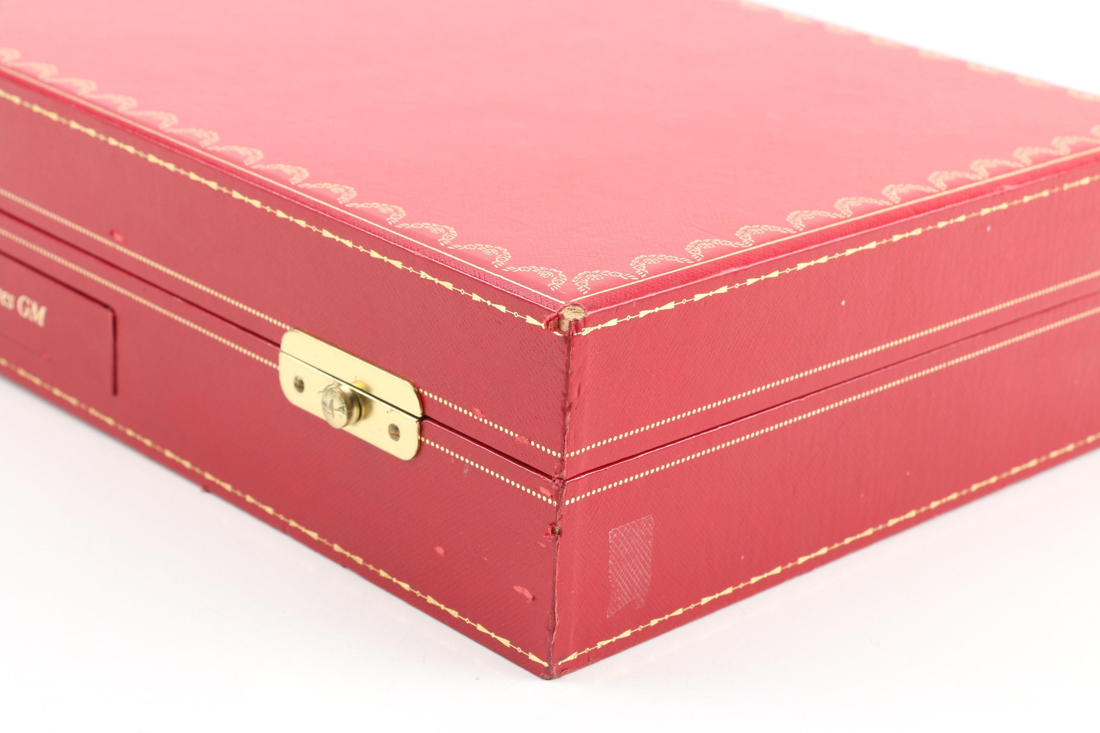 Cartier Embossed Vinyl Watch Case