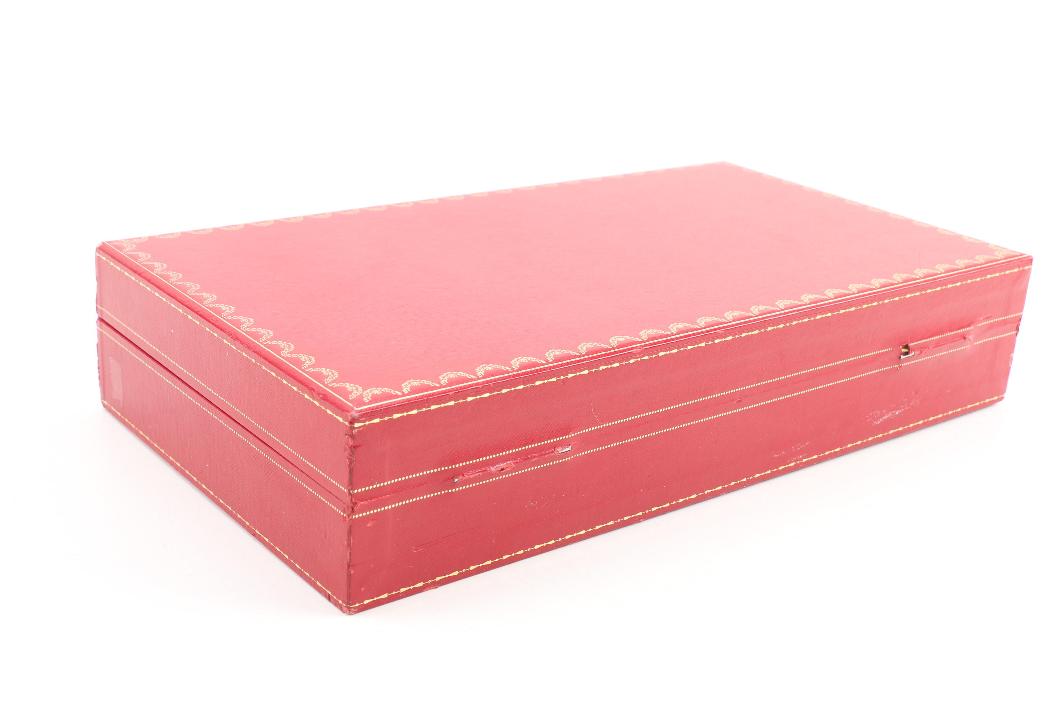 Cartier Embossed Vinyl Watch Case