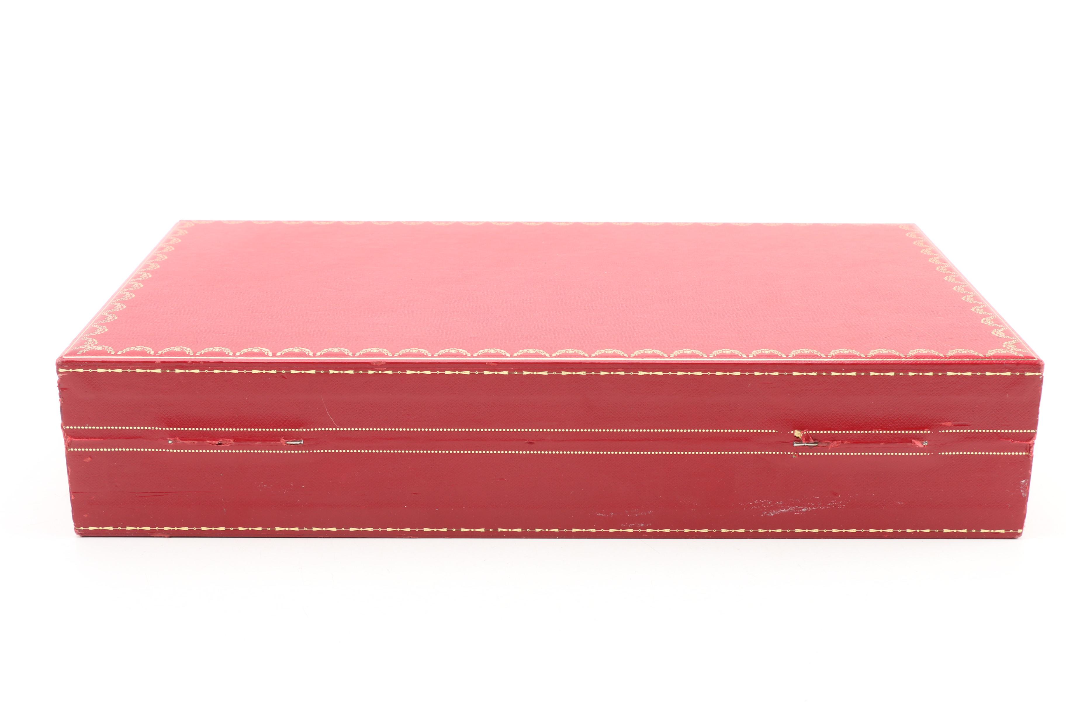 Cartier Embossed Vinyl Watch Case