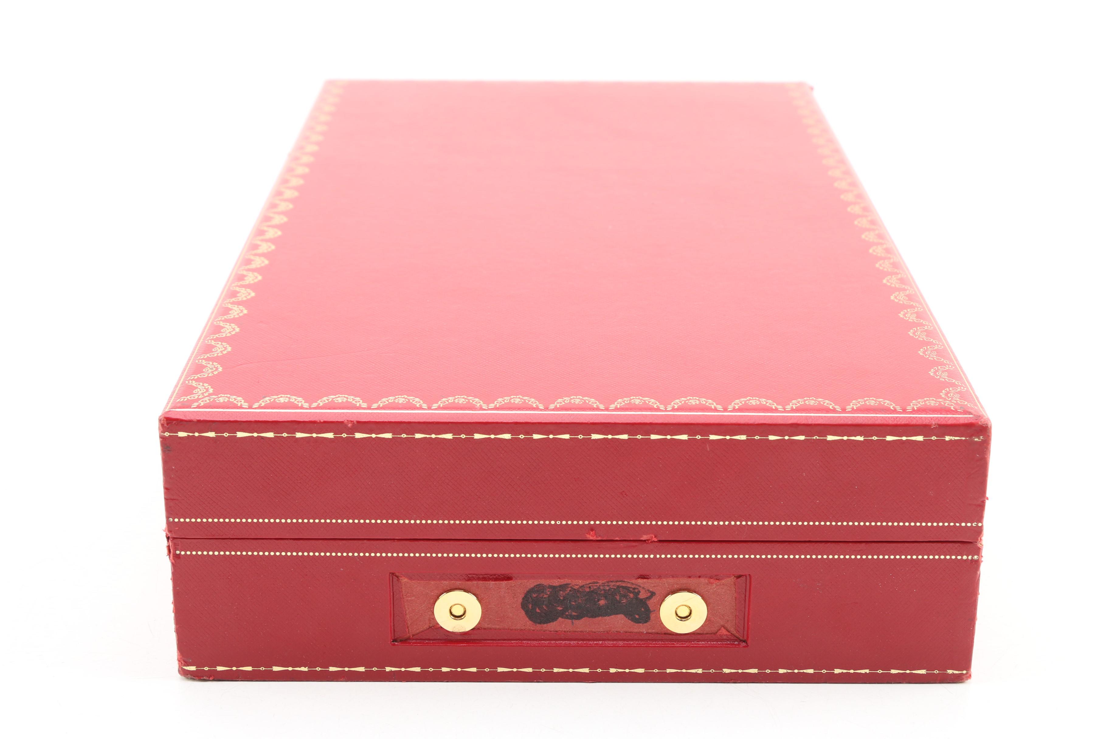 Cartier Embossed Vinyl Watch Case