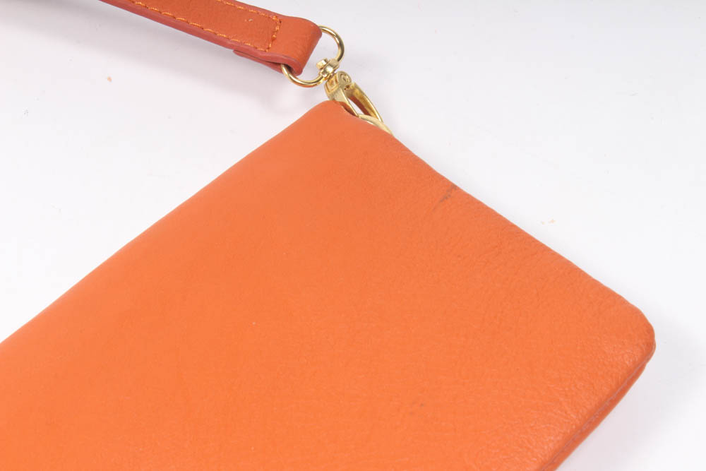 Tory Burch Orange Leather Crossbody Purse and Kenneth Cole Leather Hobo Bag