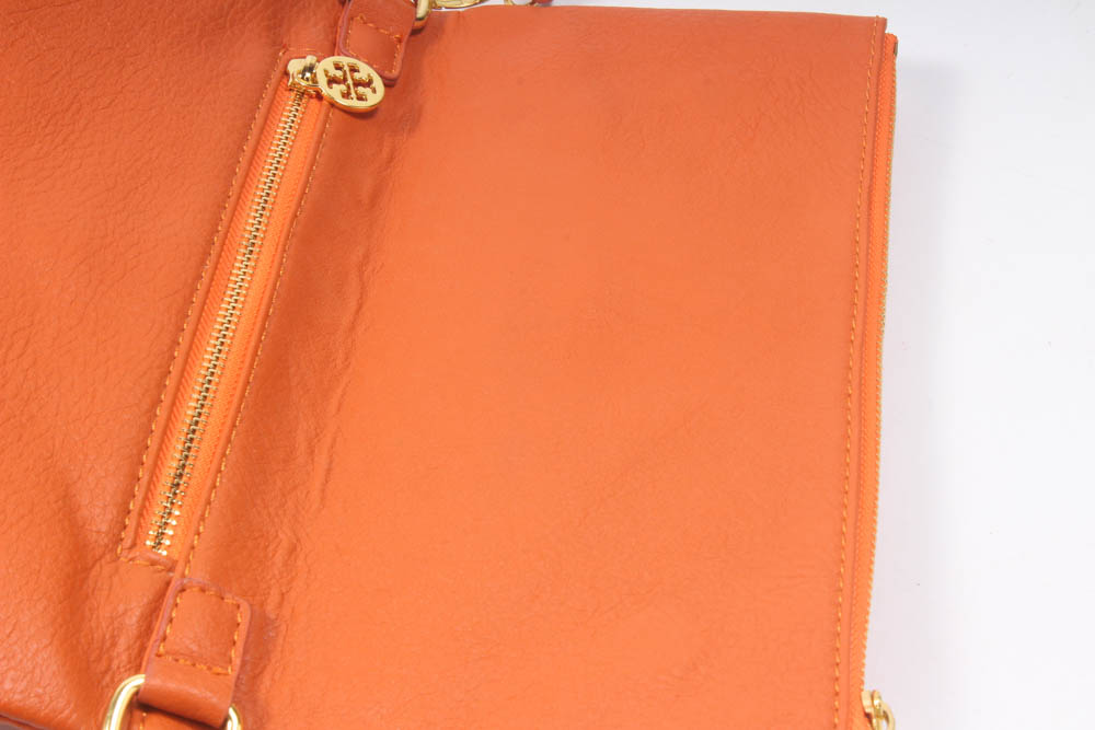 Tory Burch Orange Leather Crossbody Purse and Kenneth Cole Leather Hobo Bag