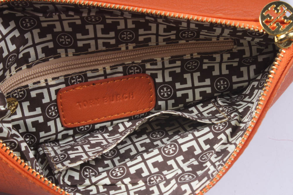 Tory Burch Orange Leather Crossbody Purse and Kenneth Cole Leather Hobo Bag