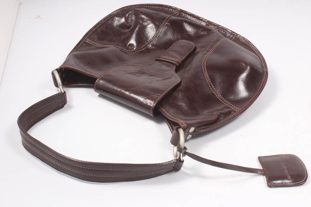 Tory Burch Orange Leather Crossbody Purse and Kenneth Cole Leather Hobo Bag