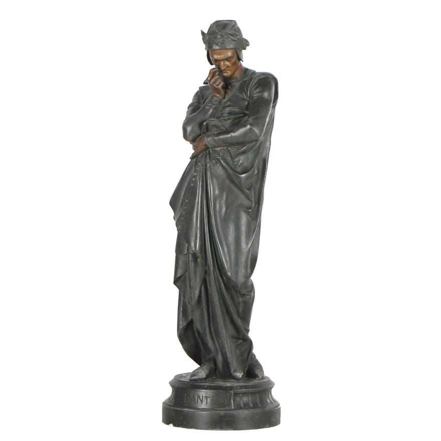 Metal Figural Sculpture"Dante"