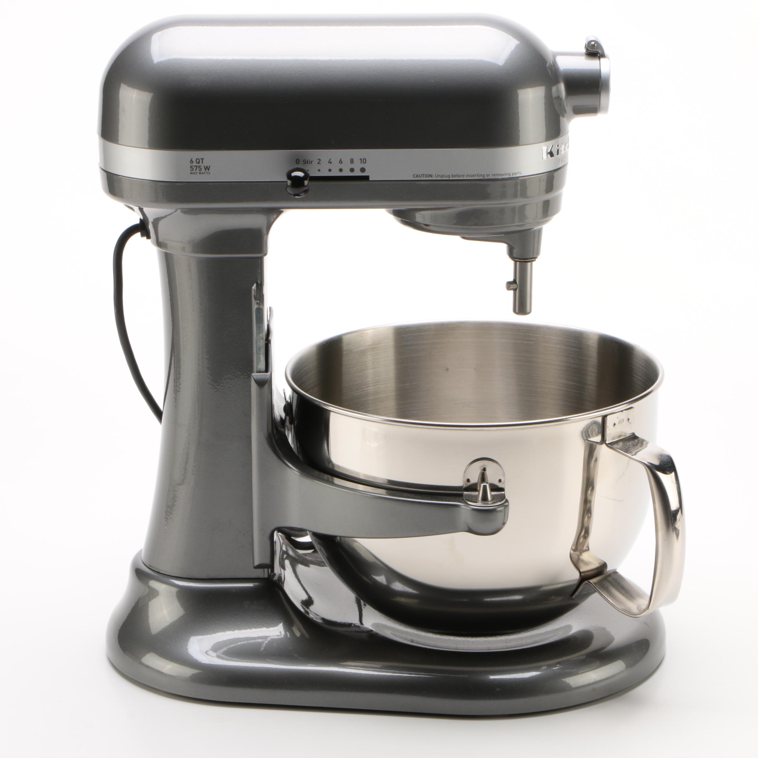 KitchenAid Pro 600 Series 6 Quart Bowl-Lift Pearl Metallic Stand Mixer