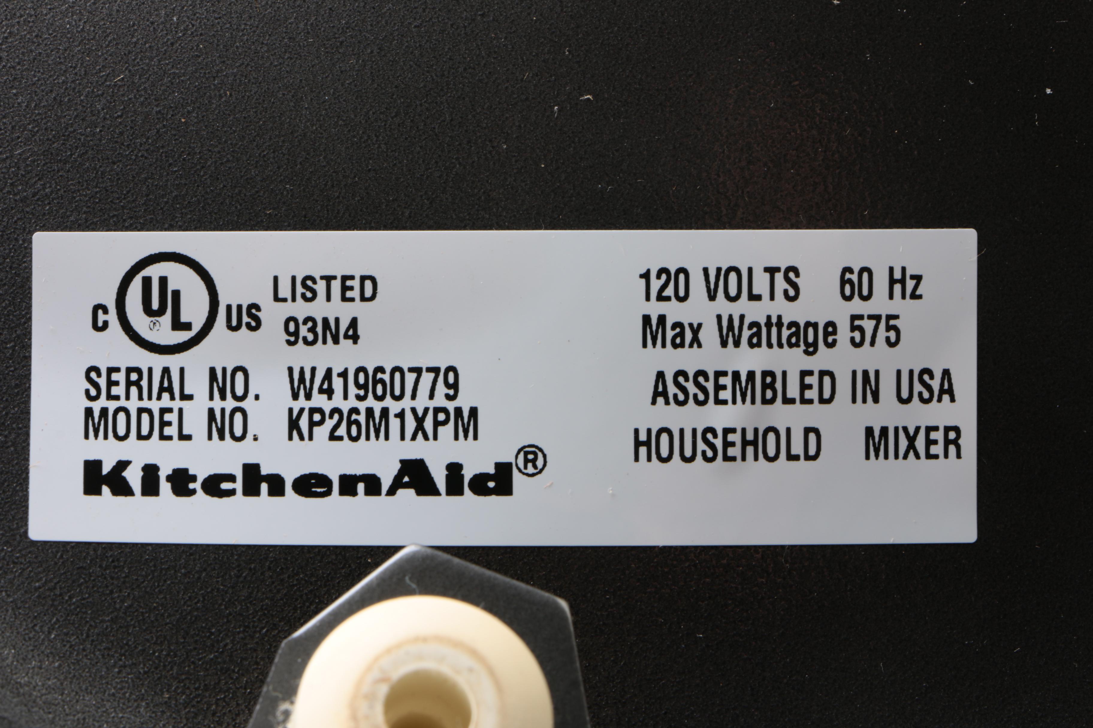 KitchenAid Pro 600 Series 6 Quart Bowl-Lift Pearl Metallic Stand Mixer