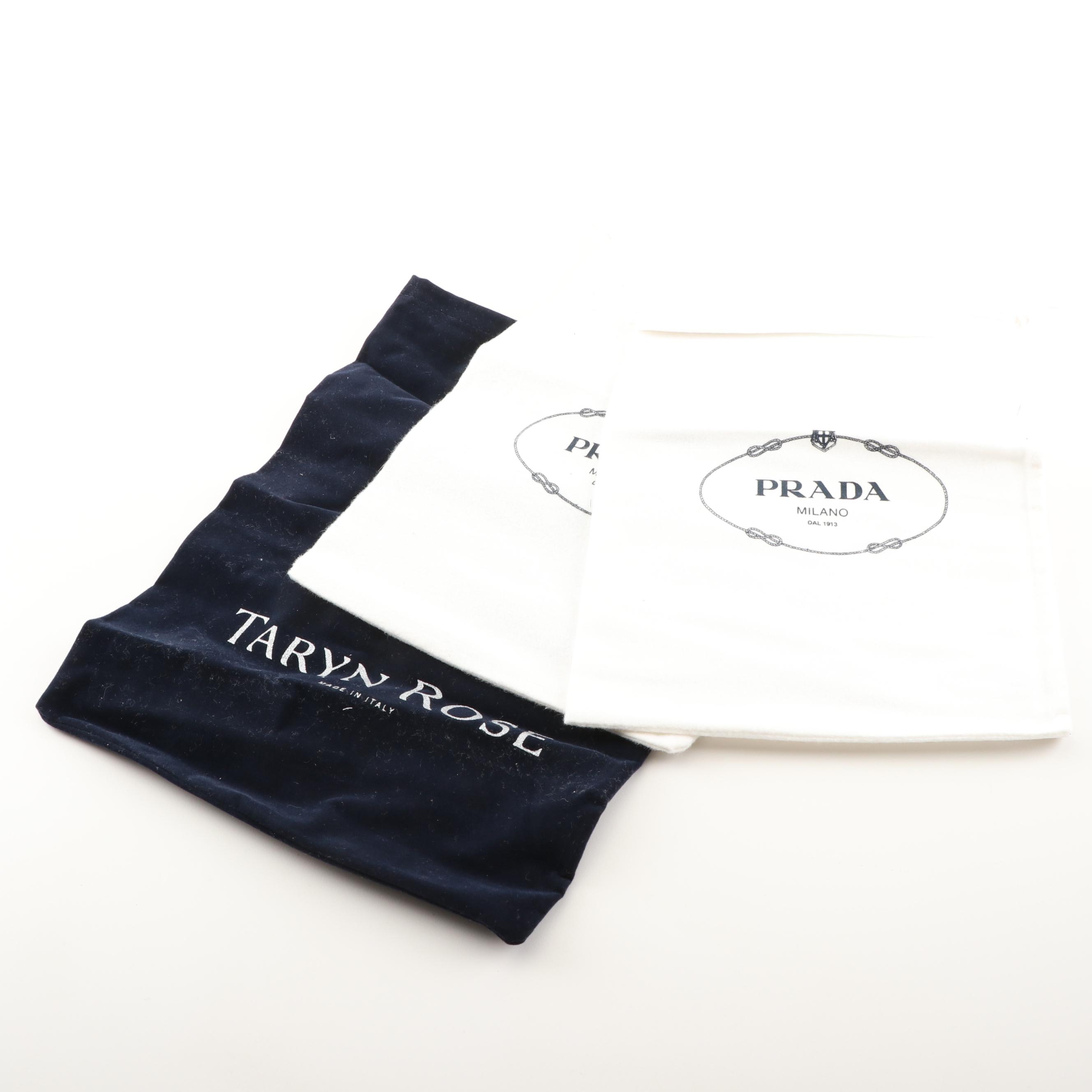 Prada Yellow Daino Pebbled Leather Loafers