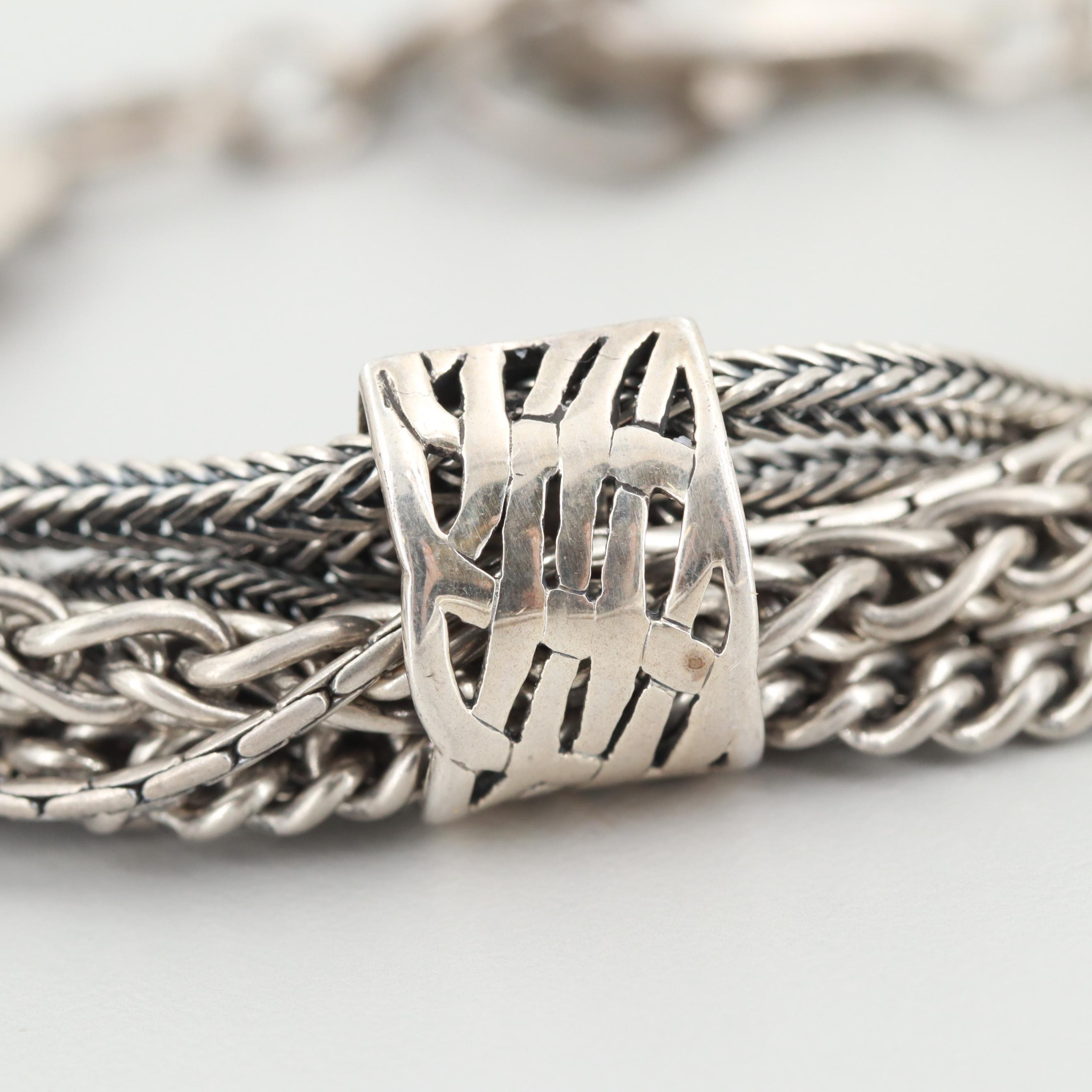 Silpada "Talk of the Town" Sterling Silver Multi-Strand Bracelet