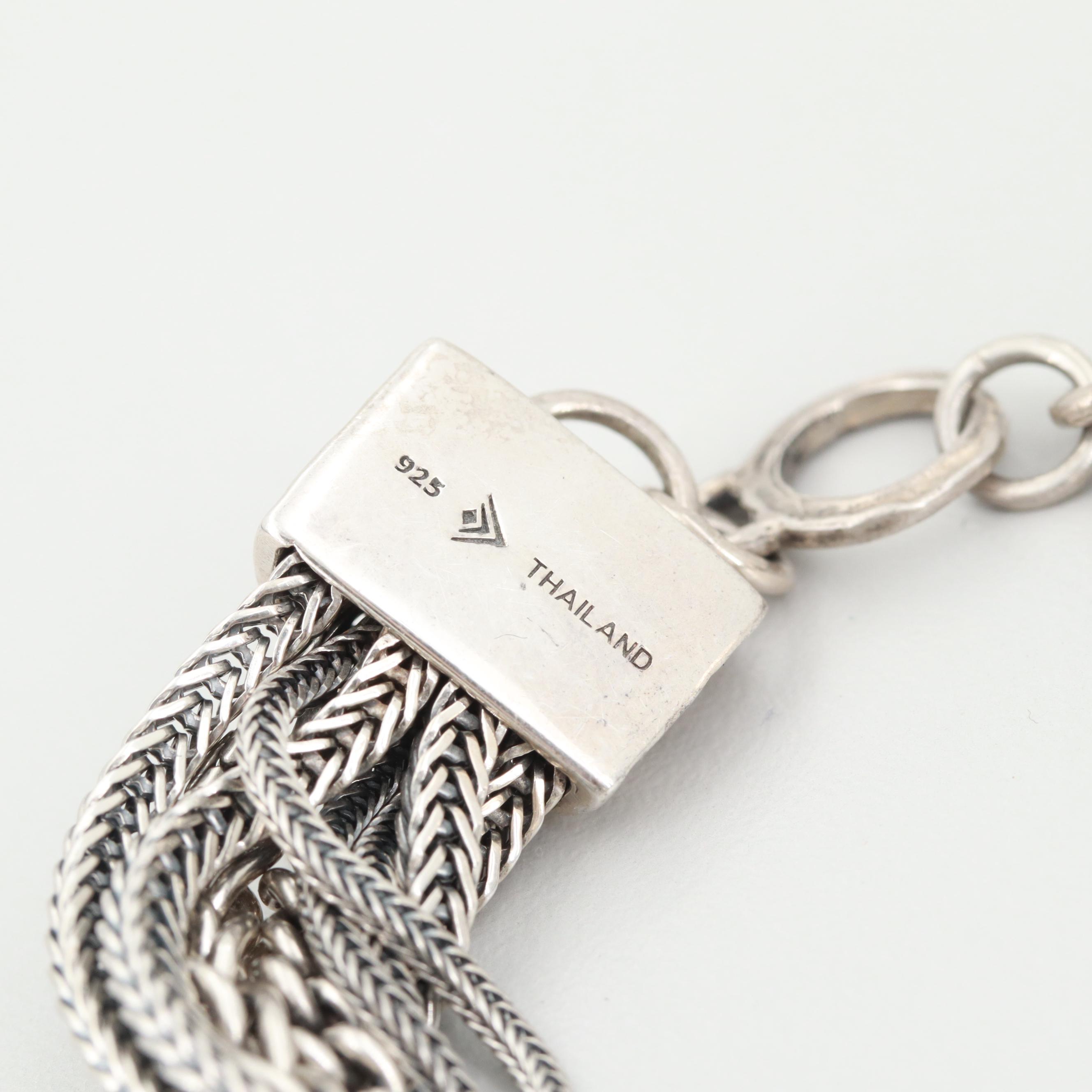 Silpada "Talk of the Town" Sterling Silver Multi-Strand Bracelet