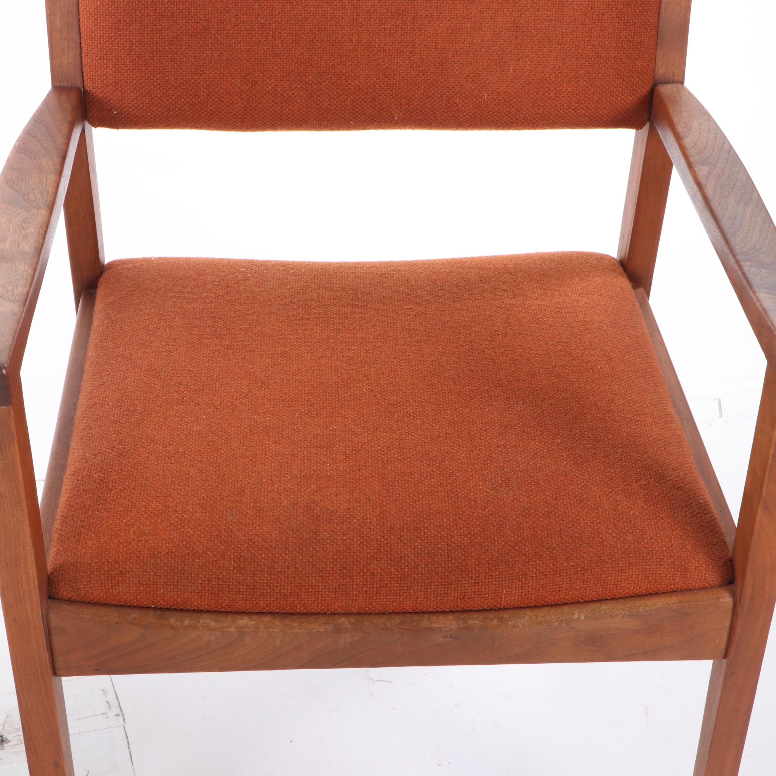 The Taylor Chair Company Mid Century Modern Teak Armchairs