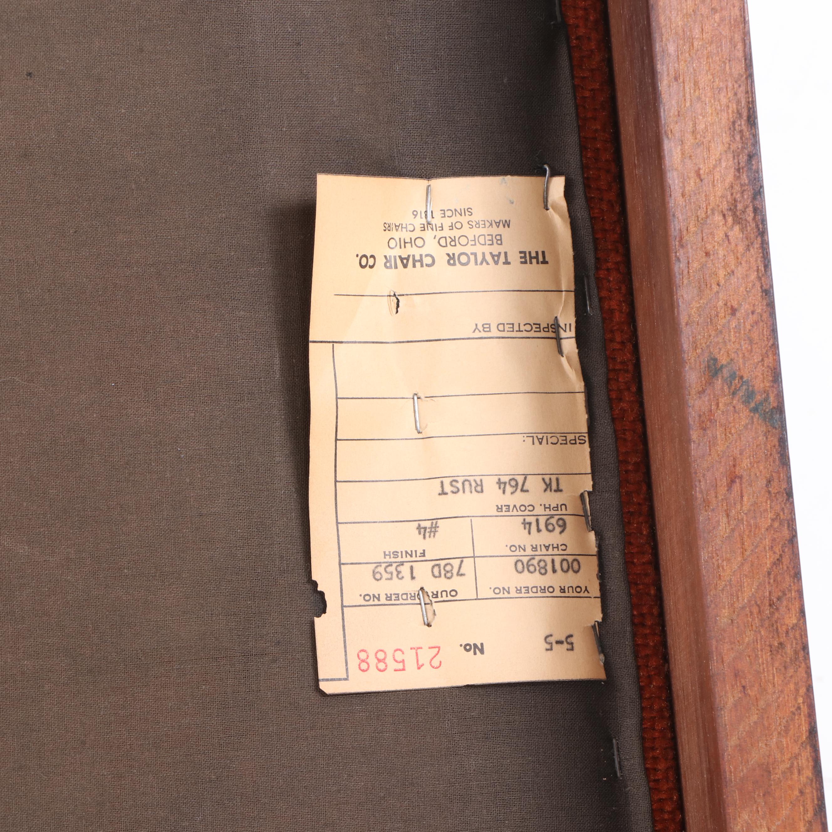 The Taylor Chair Company Mid Century Modern Teak Armchairs