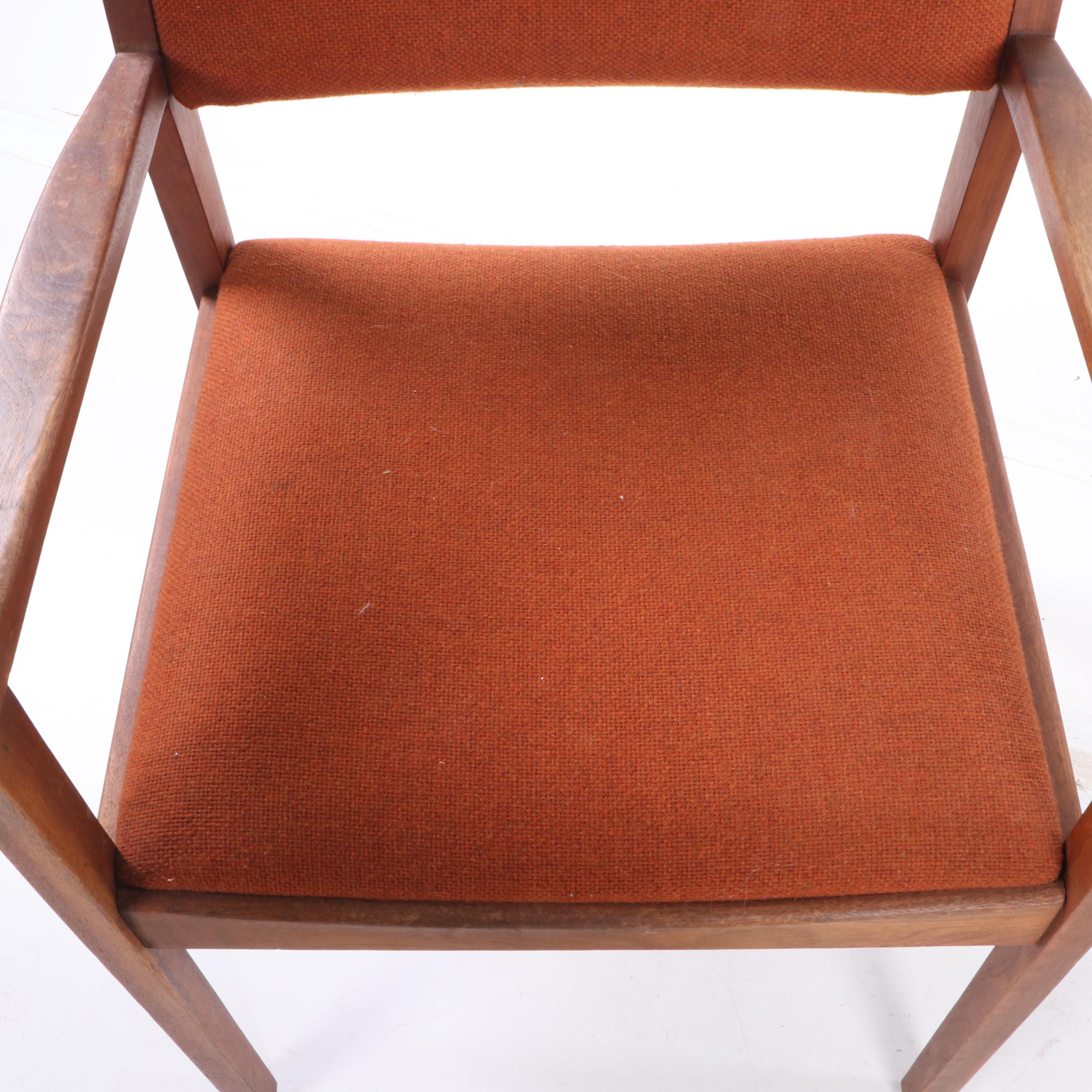 The Taylor Chair Company Mid Century Modern Teak Armchairs
