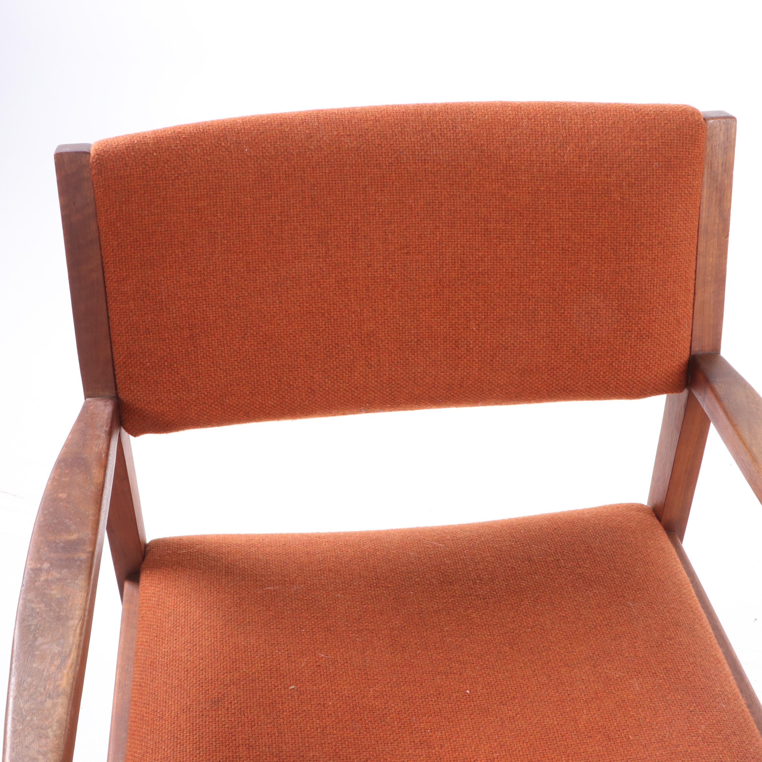 The Taylor Chair Company Mid Century Modern Teak Armchairs