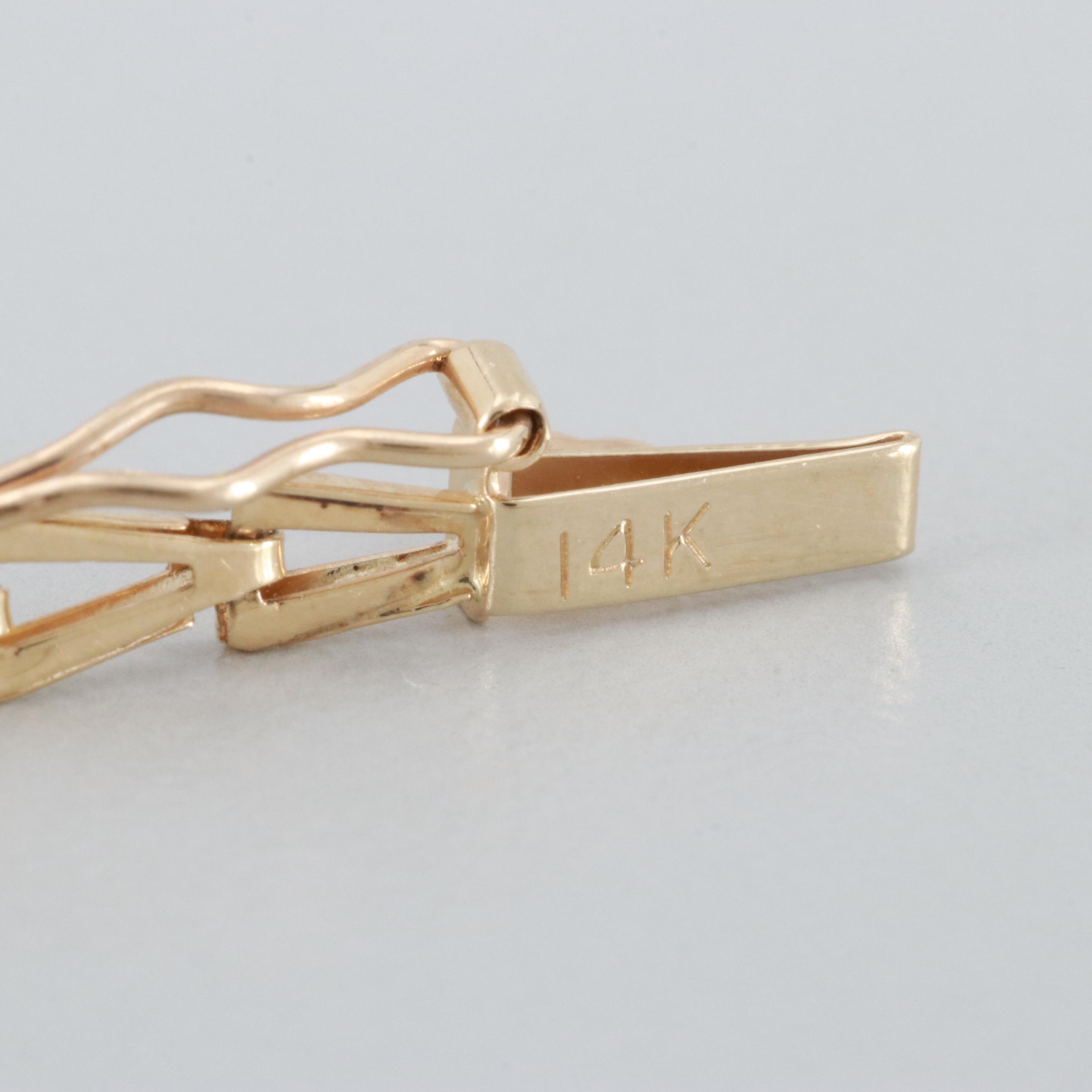 14K Yellow Gold Citrine, Peridot, Garnet, Blue Topaz and Amethyst Bracelet