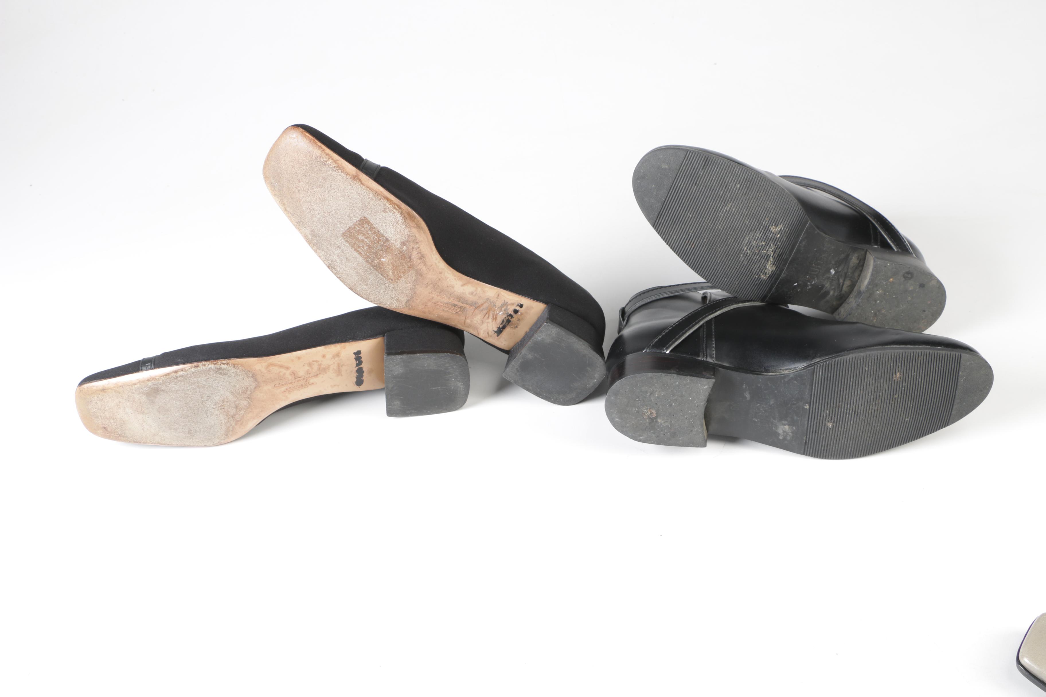 Women's Prada and Salvatore Ferragamo Heels with Minuit Sur Terre Boots