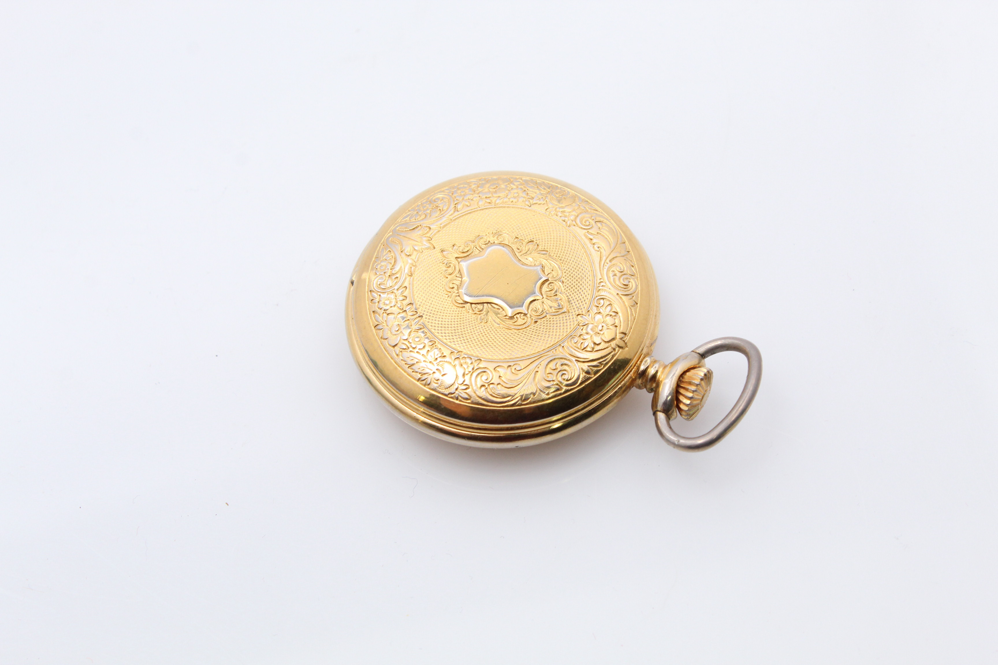 Paul Breguette Gold Tone 17 Jewel Pocket Watch