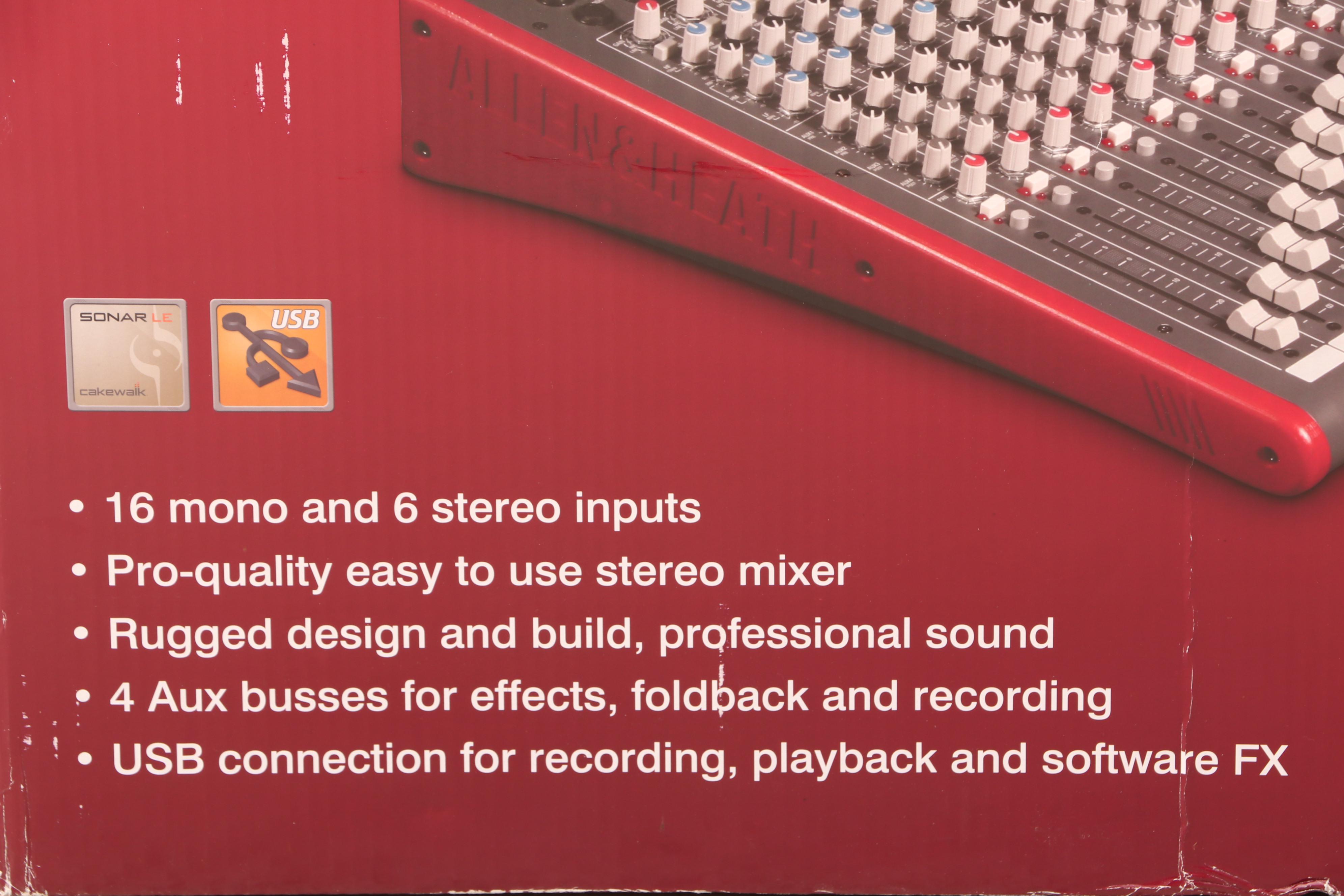 Allen & Heath Zed 24 Stereo Mixer