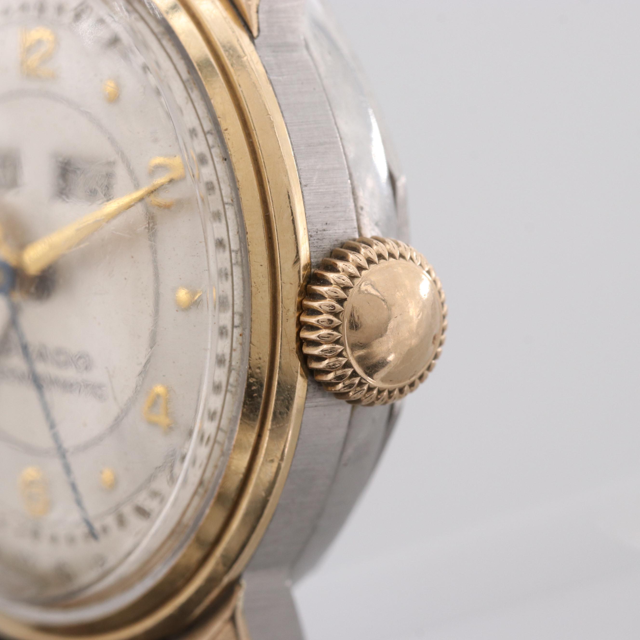 Vintage Movado Calendomatic Two-Tone Automatic Watch