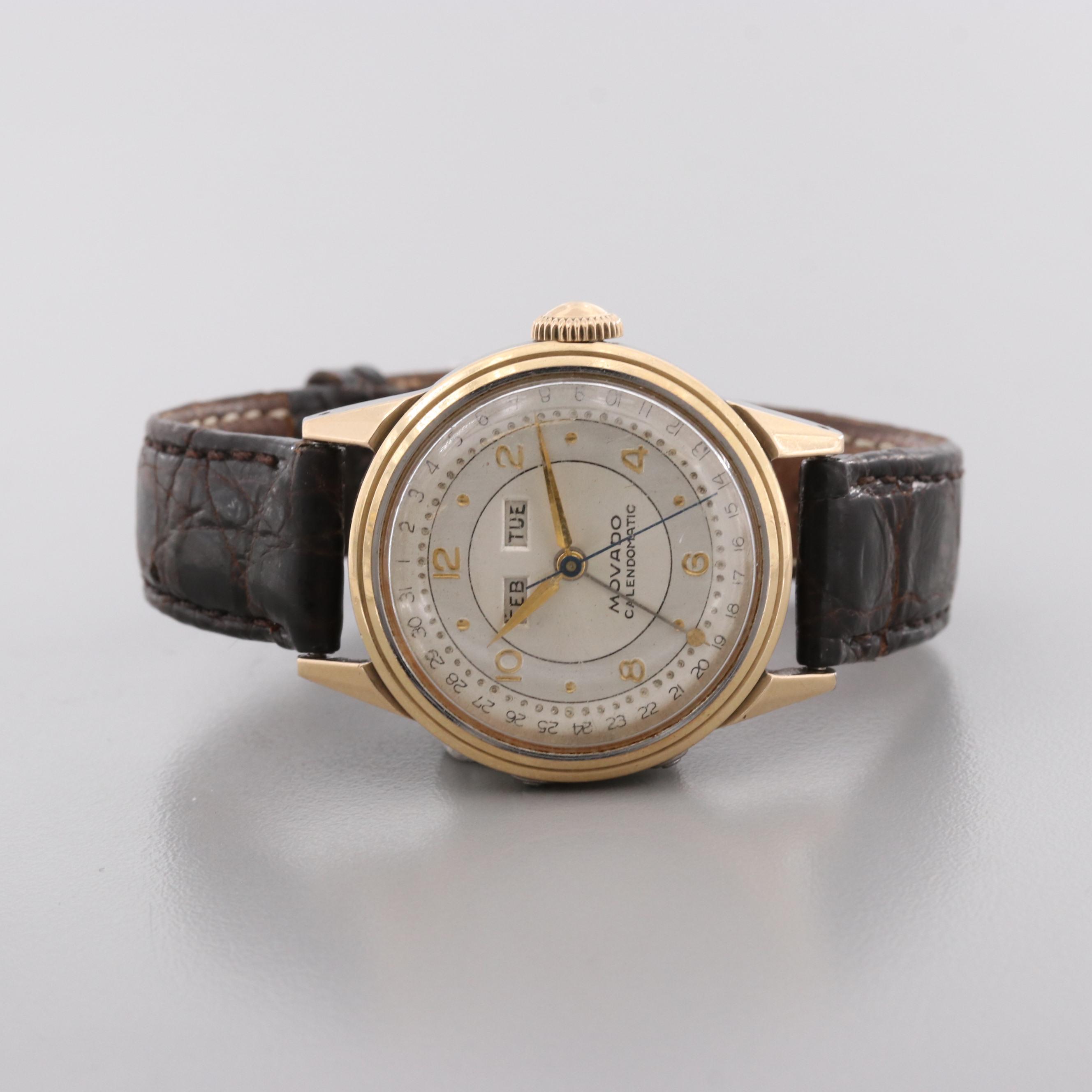 Vintage Movado Calendomatic Two-Tone Automatic Watch